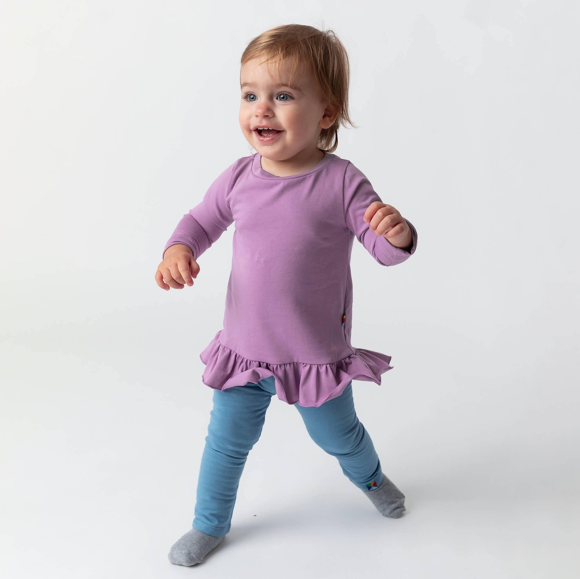 Light purple ruffle blouse Baby