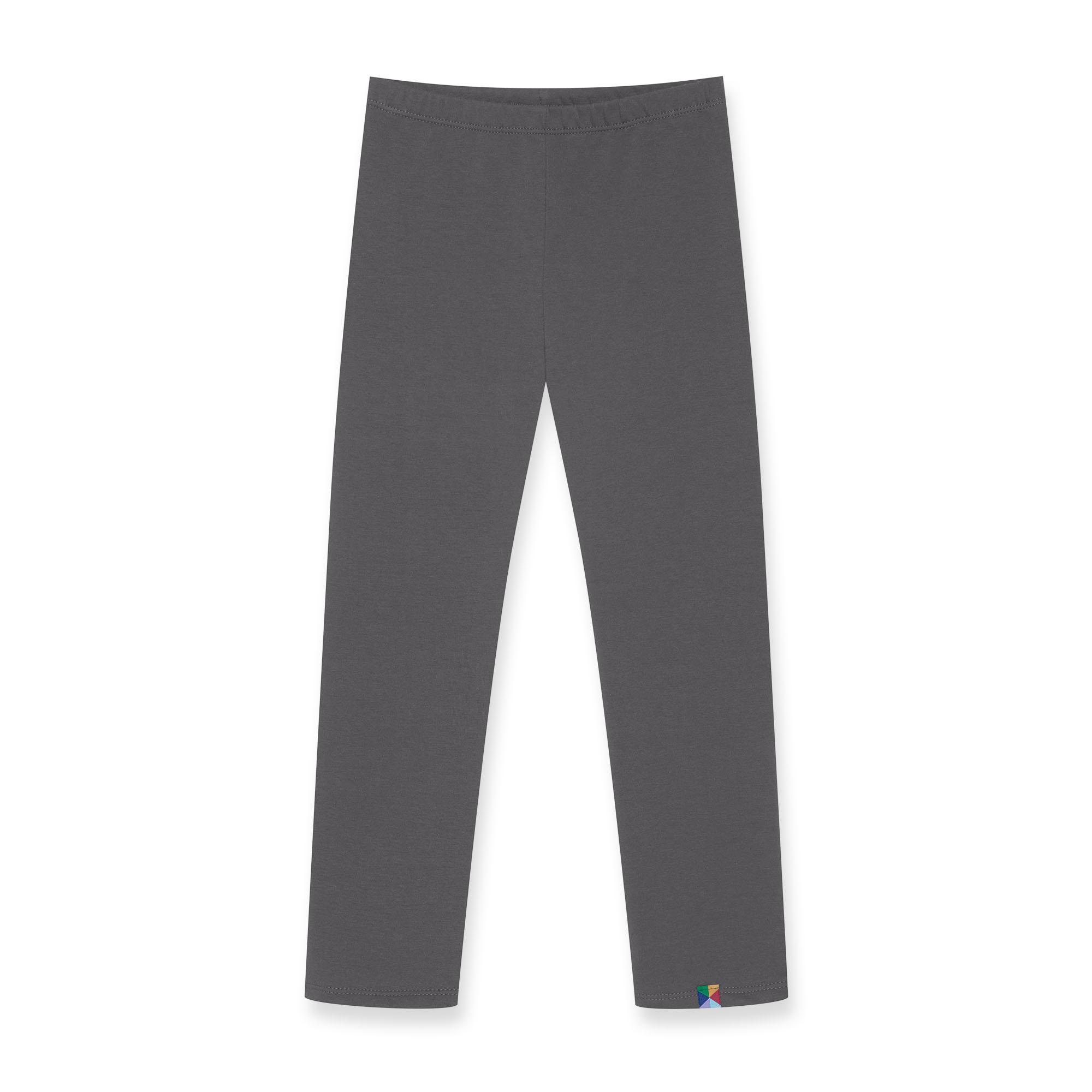 Graphite fleece-lined leggings