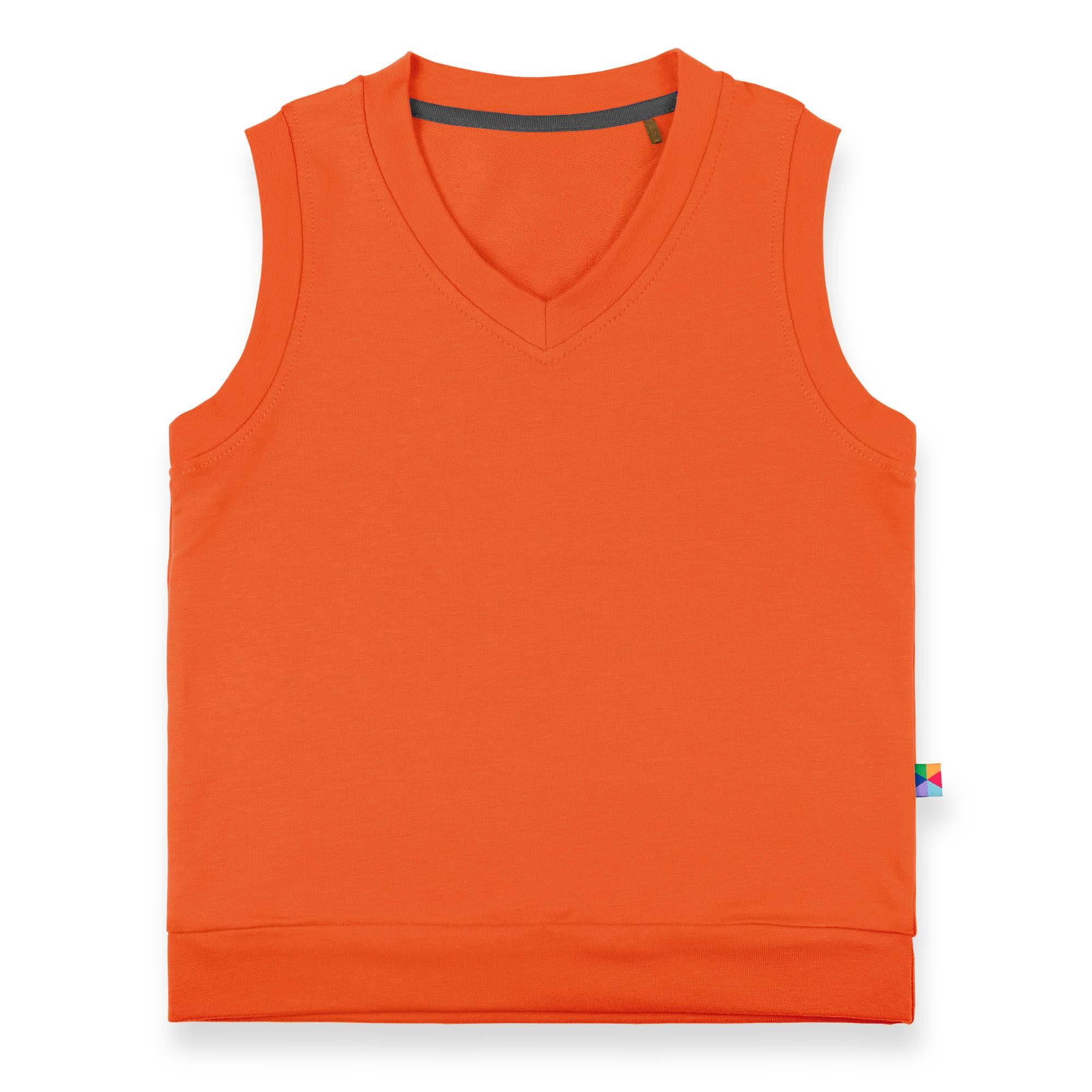 Orange sweatshirt pullover vest Baby