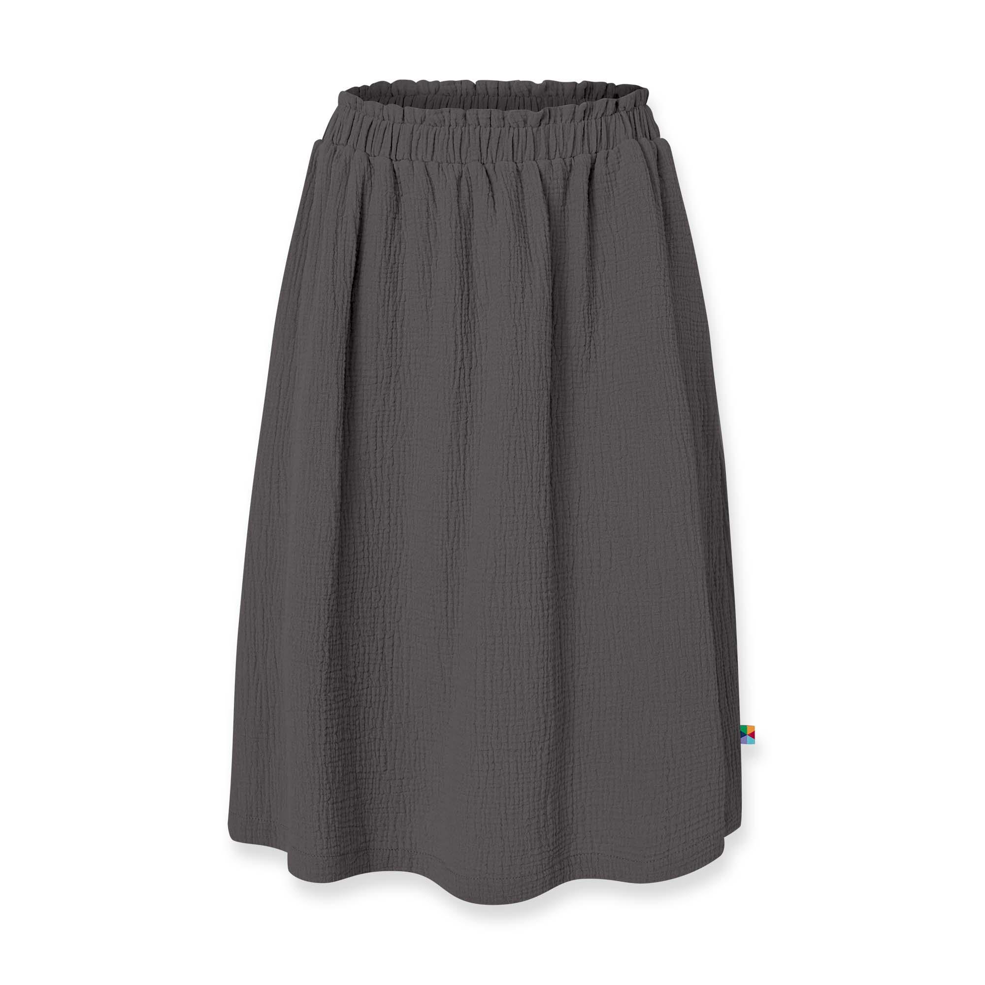 Graphite muslin skirt Women