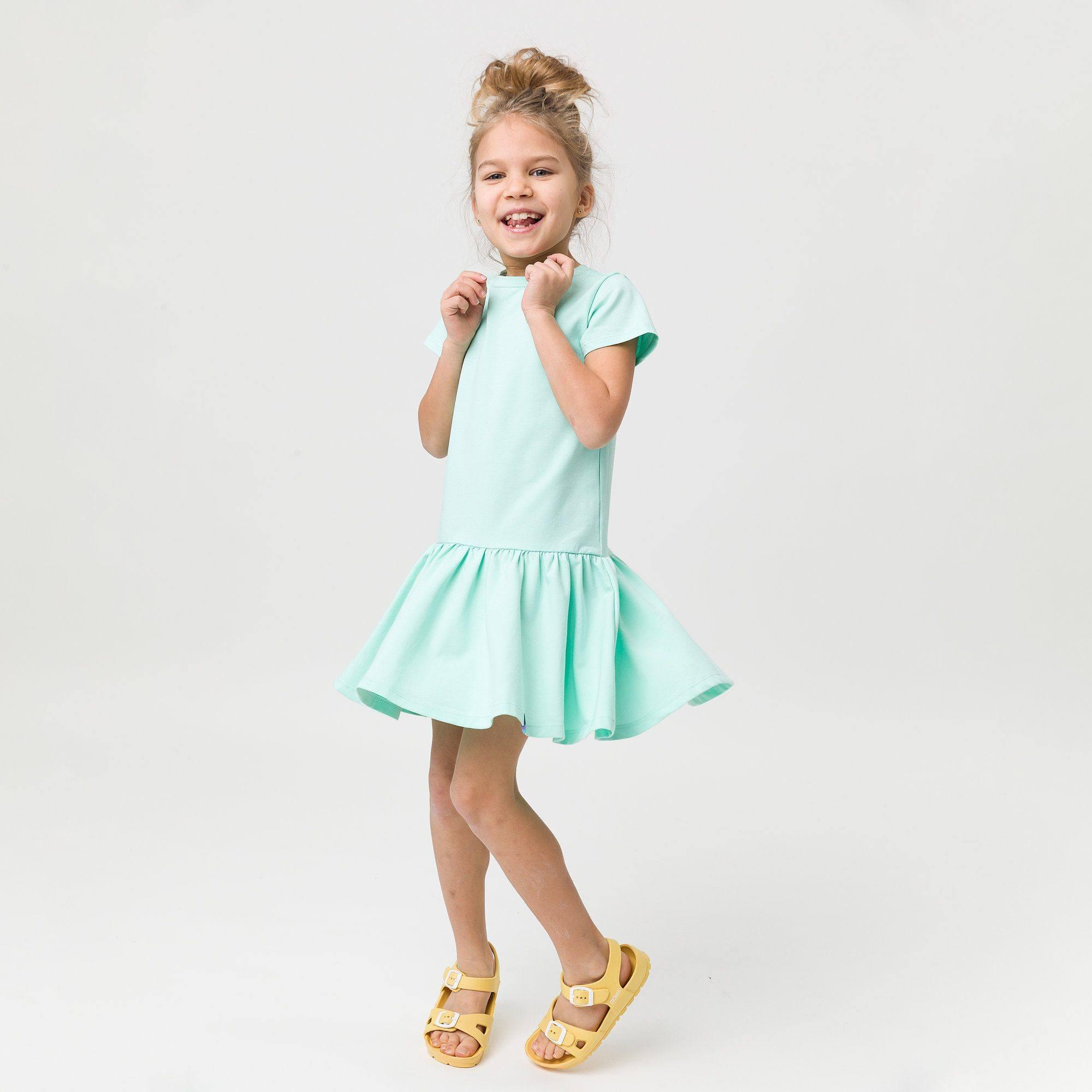 Mint frill dress