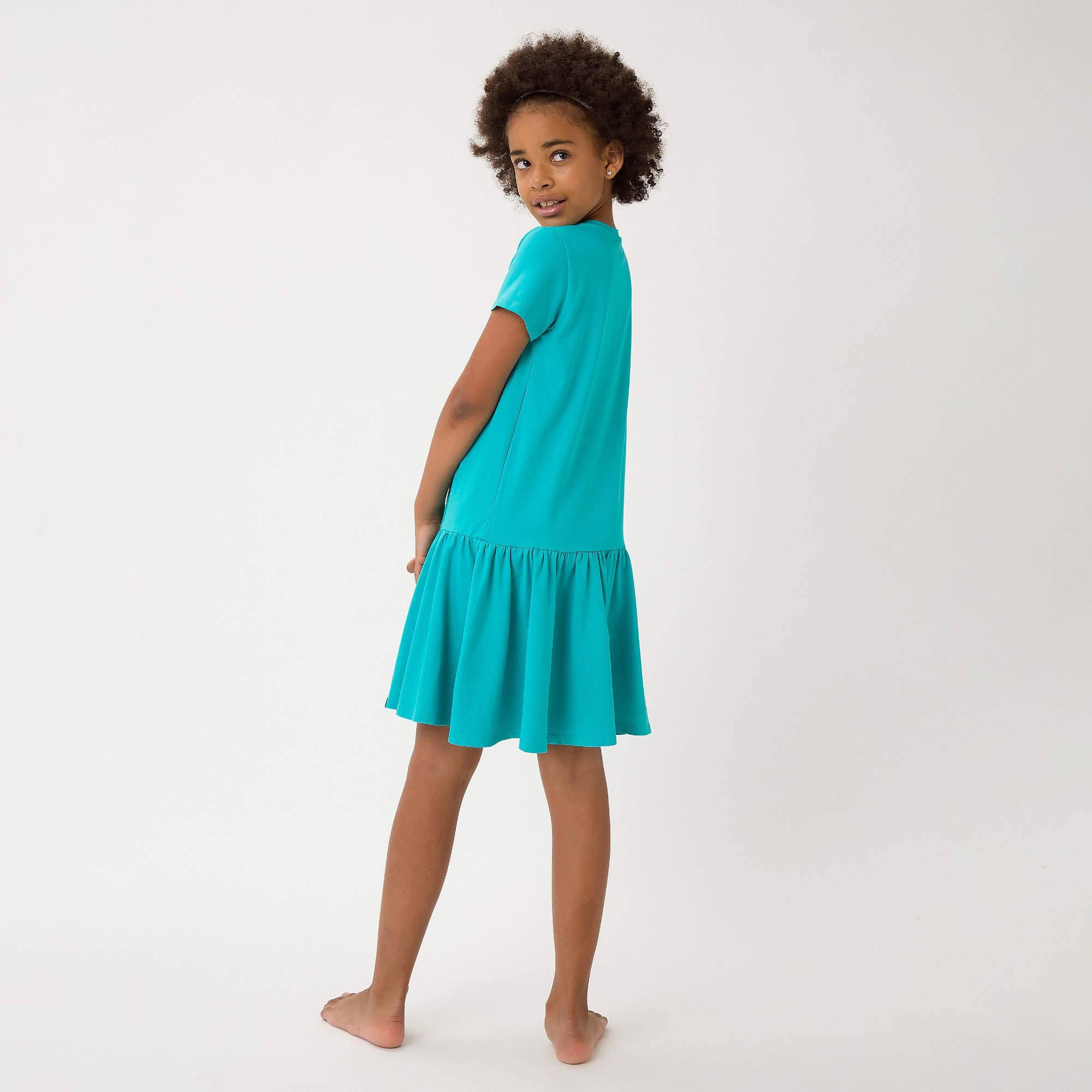 Turquoise frill dress Junior