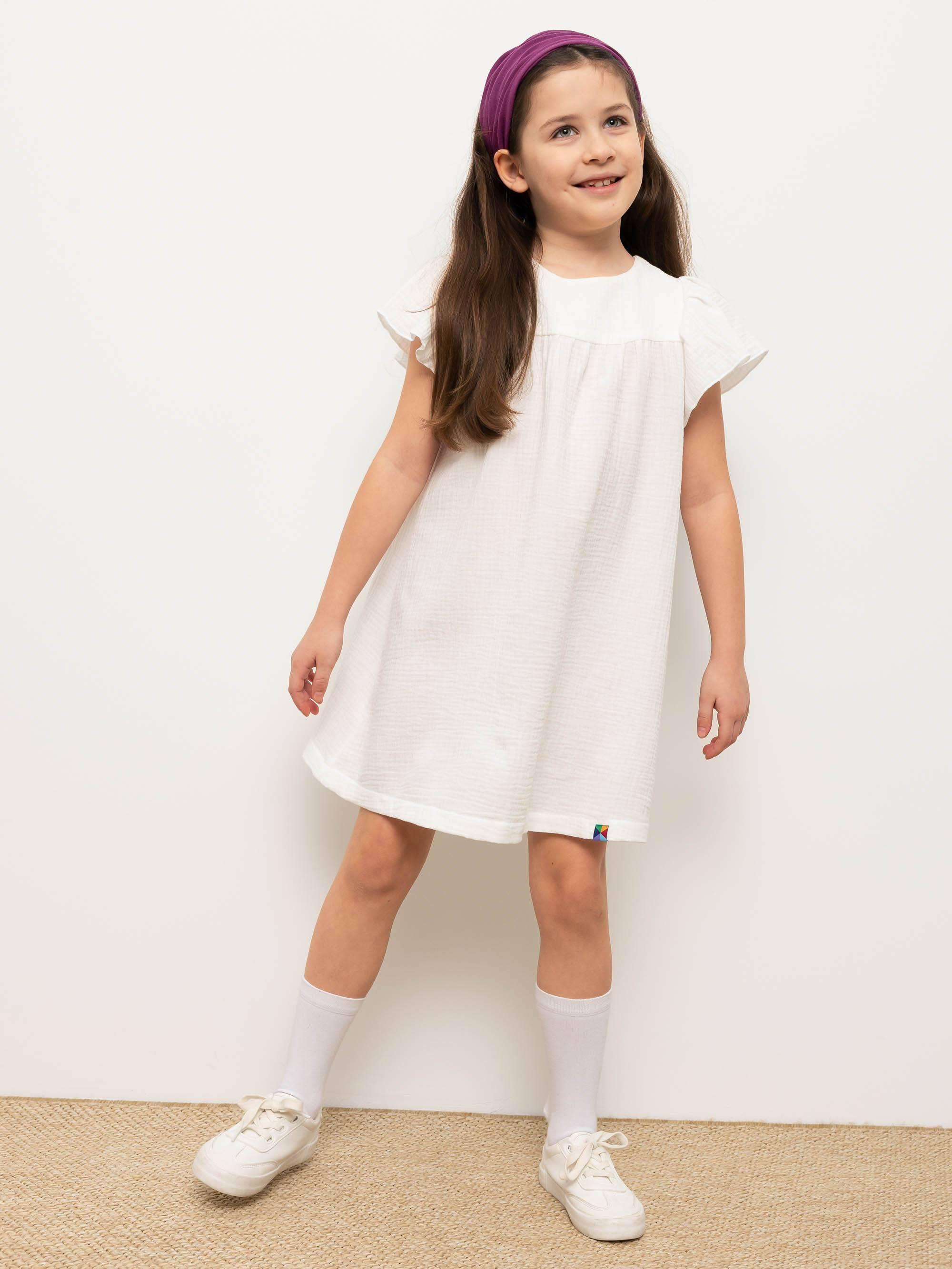 Berry muslin headband