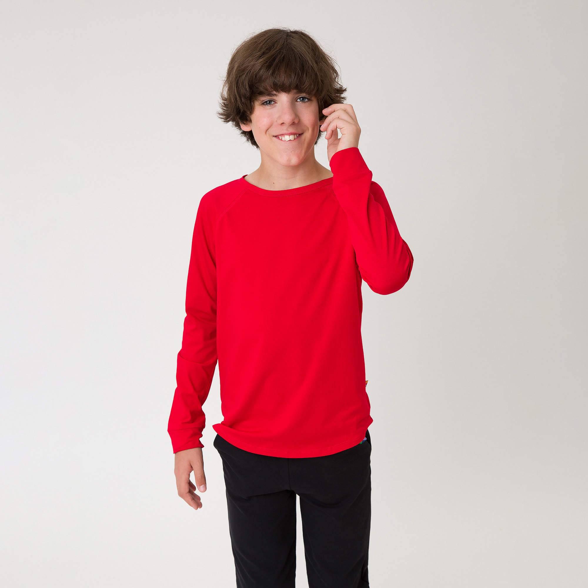 Red long sleeve shirt Junior