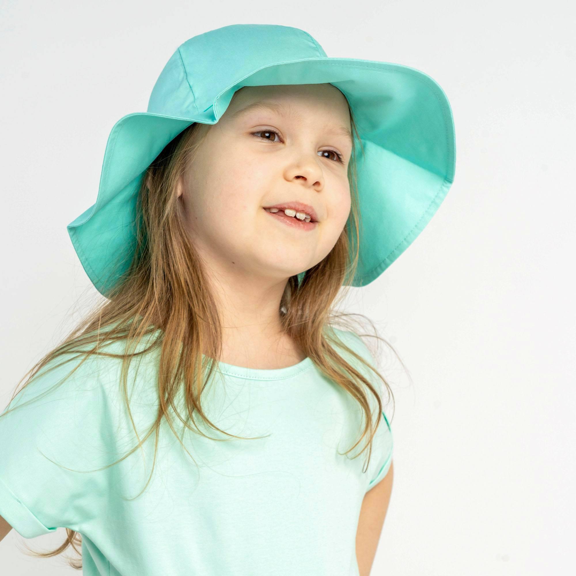 Mint brimmed hat