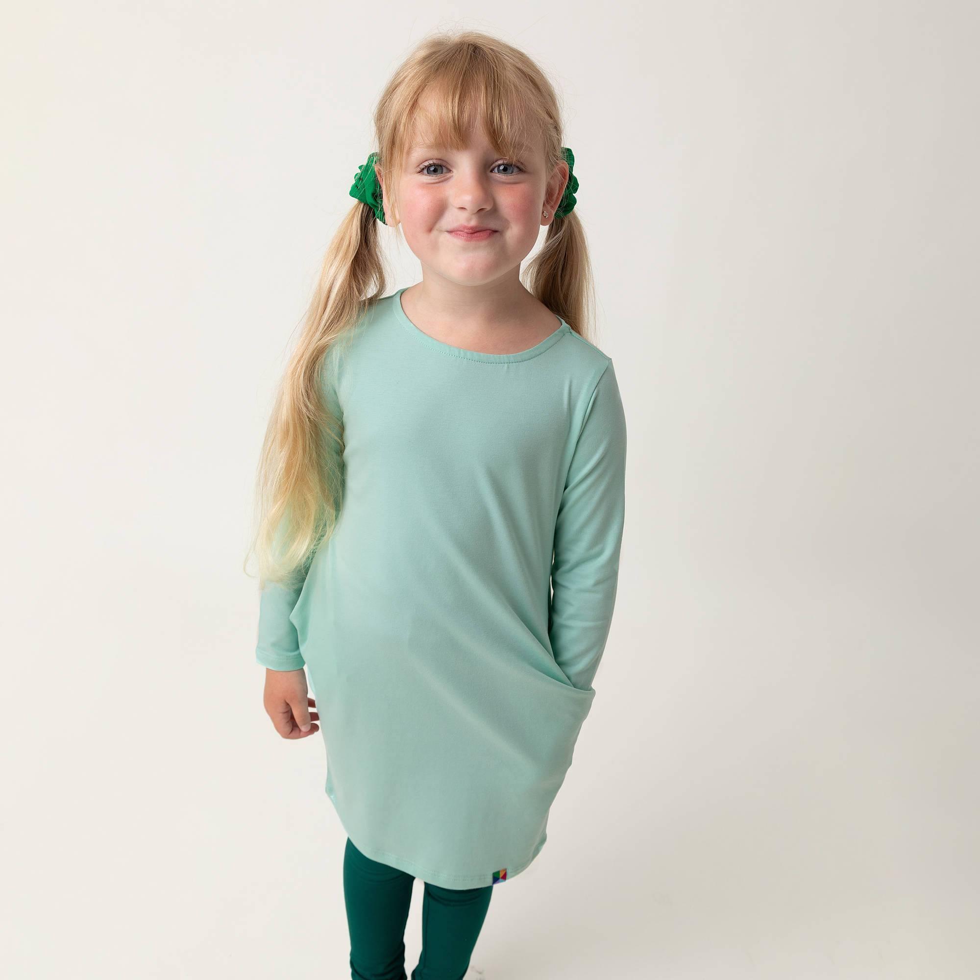 Mint dress with pockets