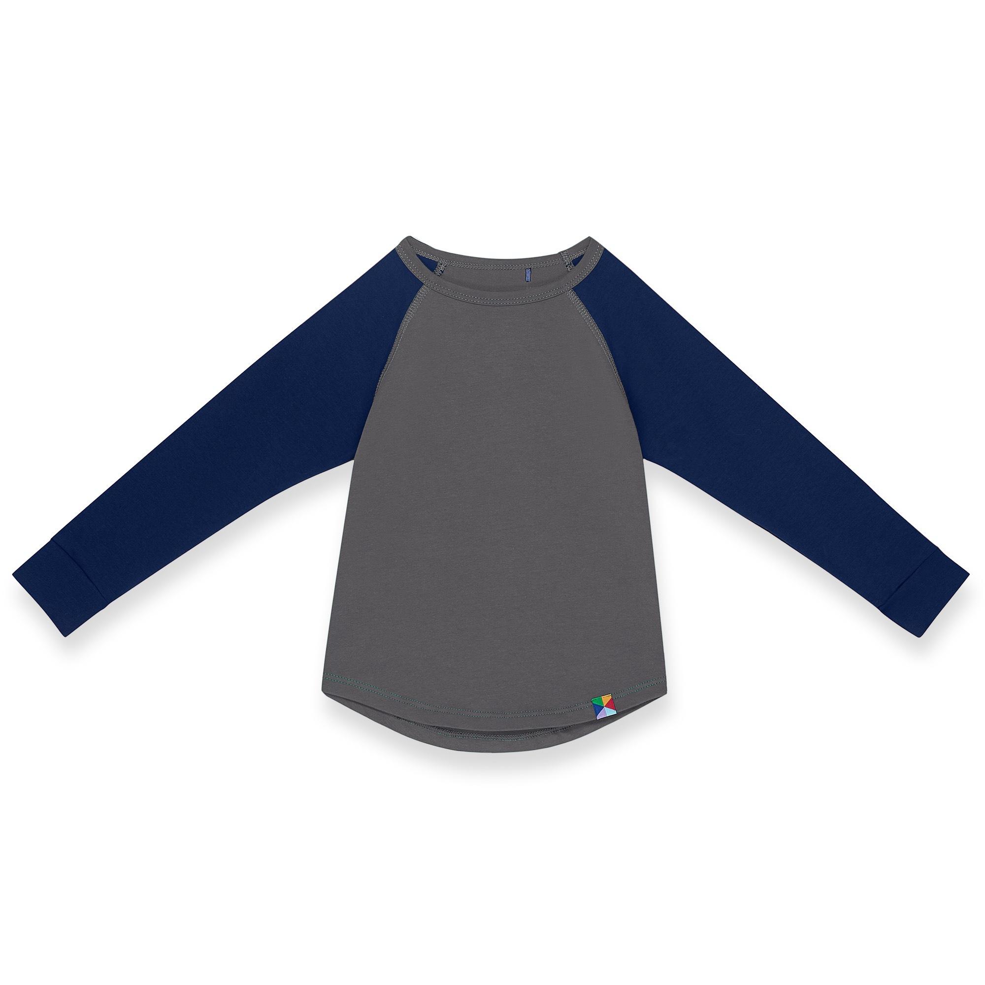 Graphite - navy blue baseball longsleeve shirt