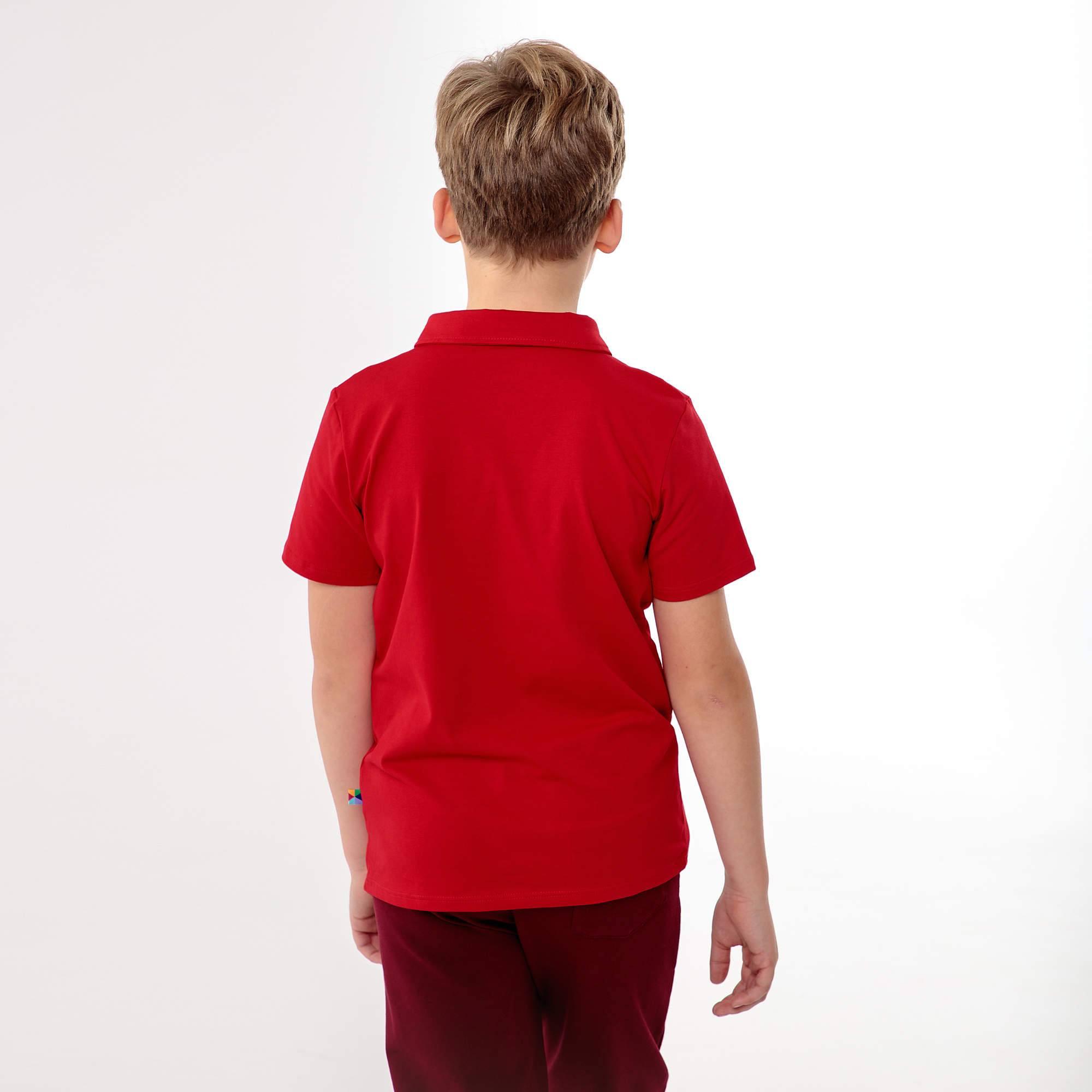 Red polo shirt Junior