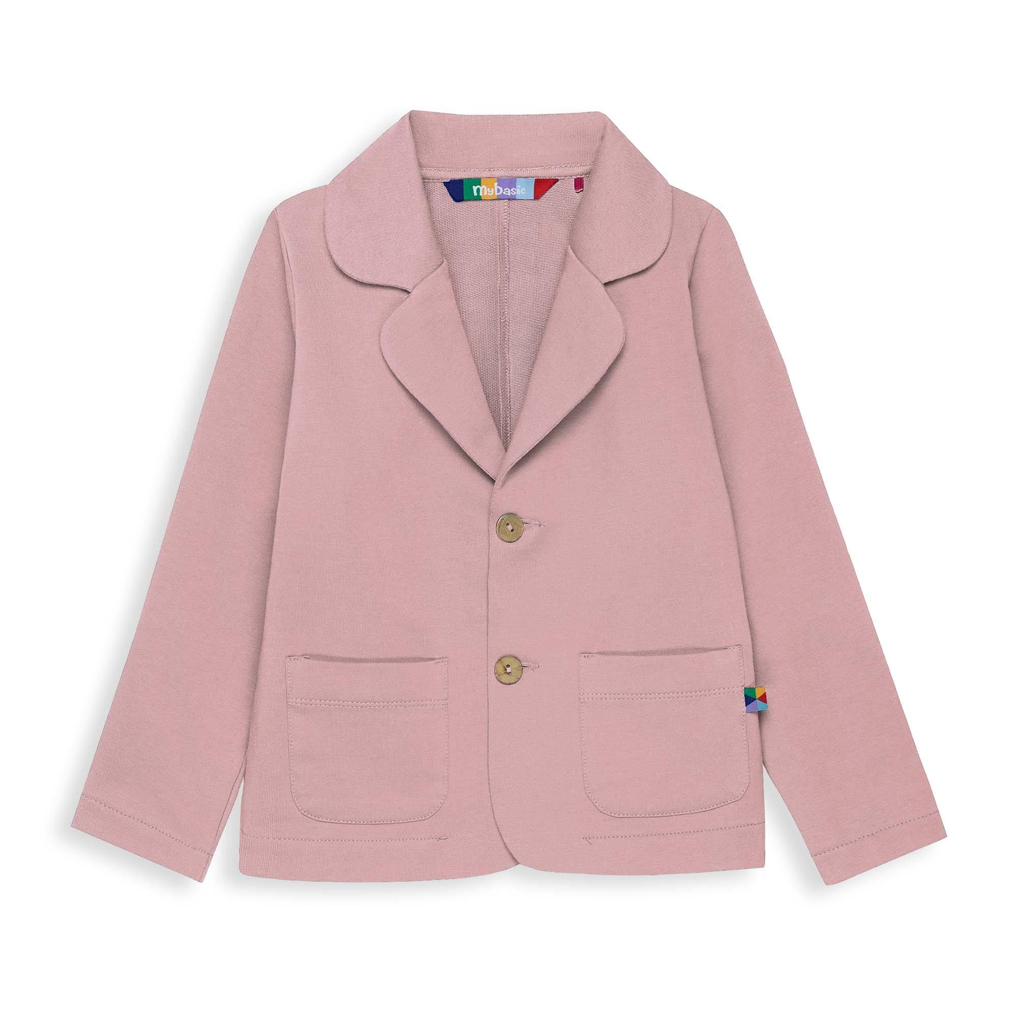 Pastel pink blazer jacket