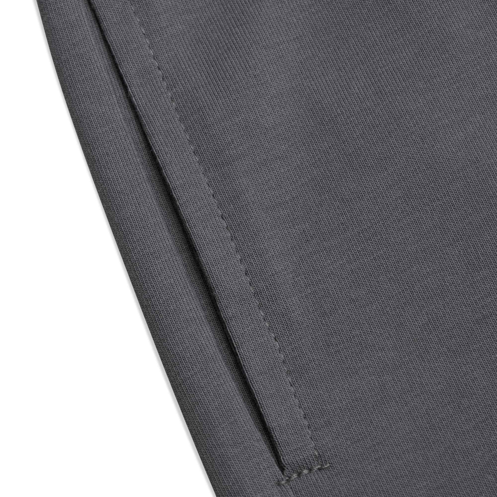 Graphite pants with a pleat