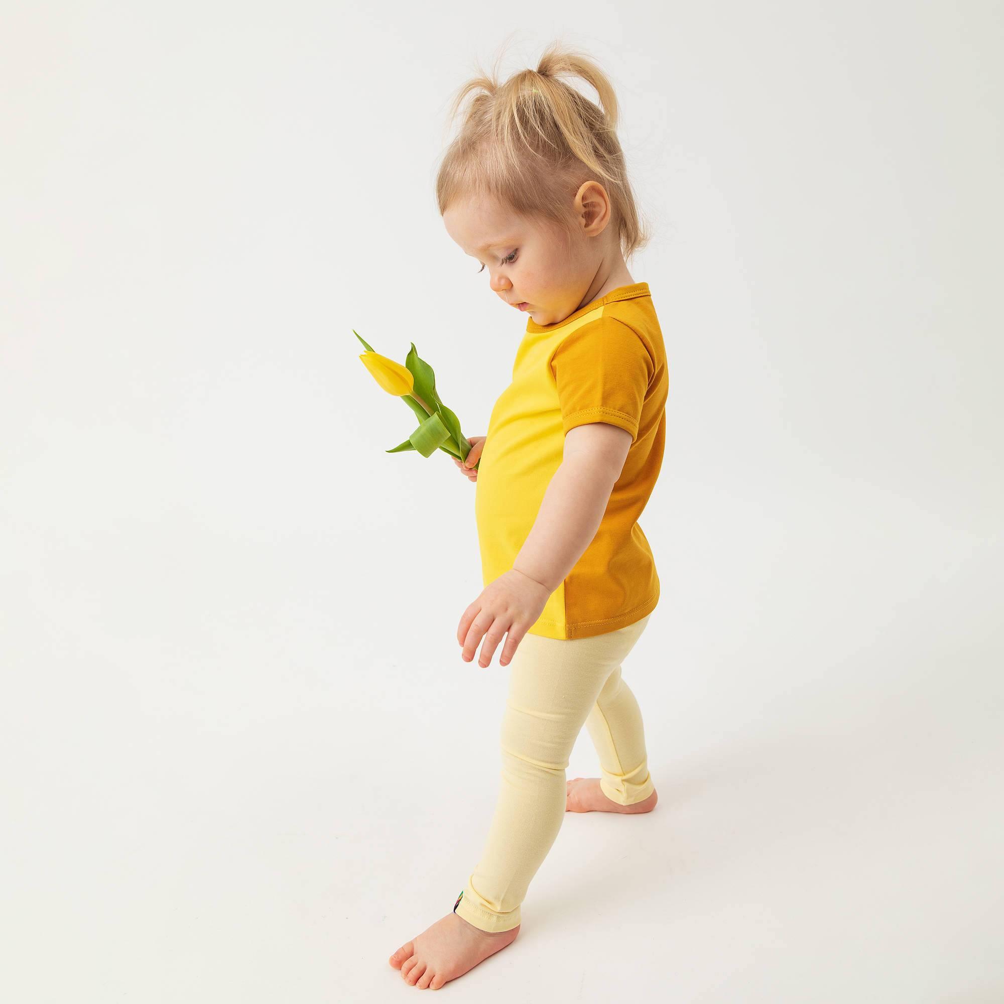 Light yellow leggings Baby