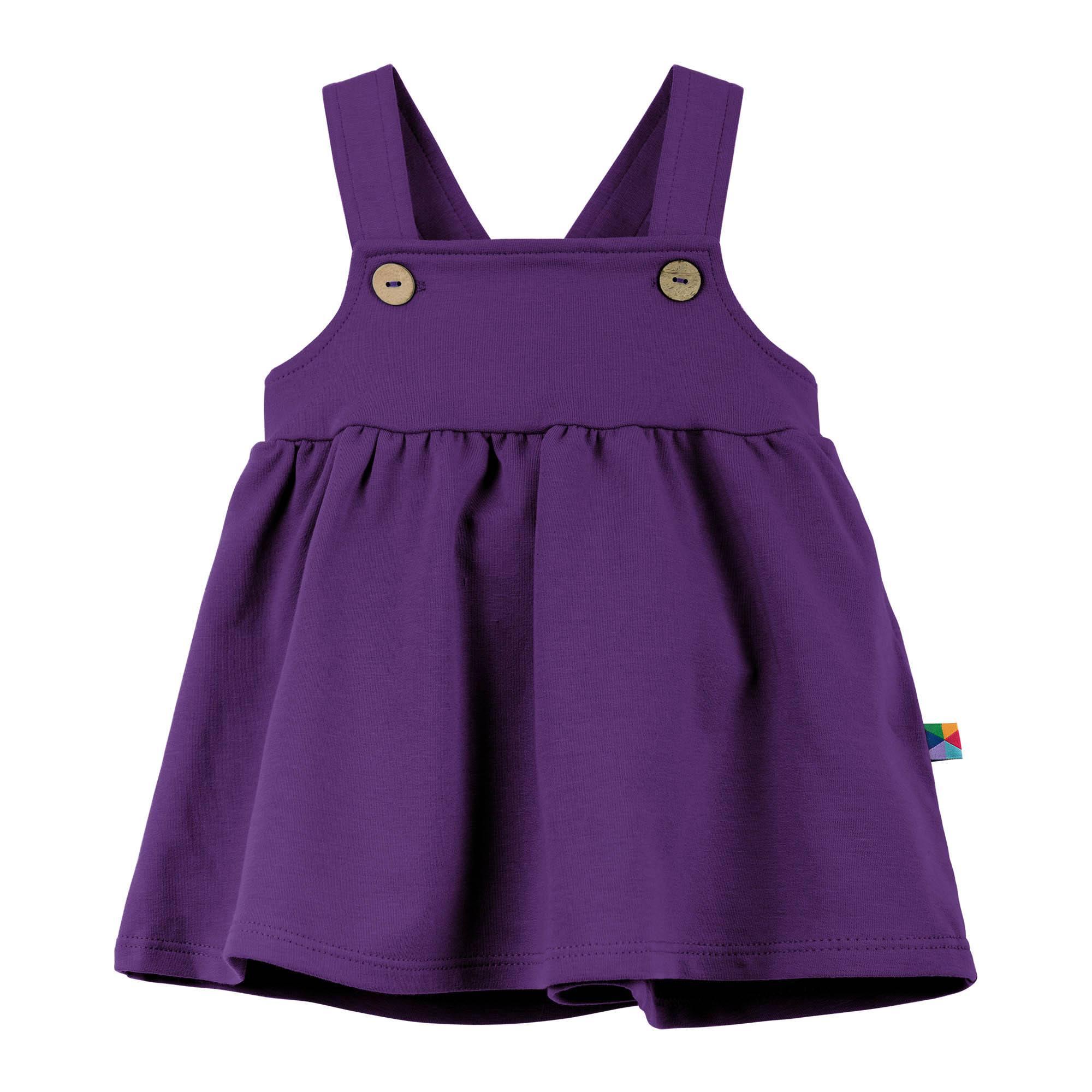 Violet dungaree dress