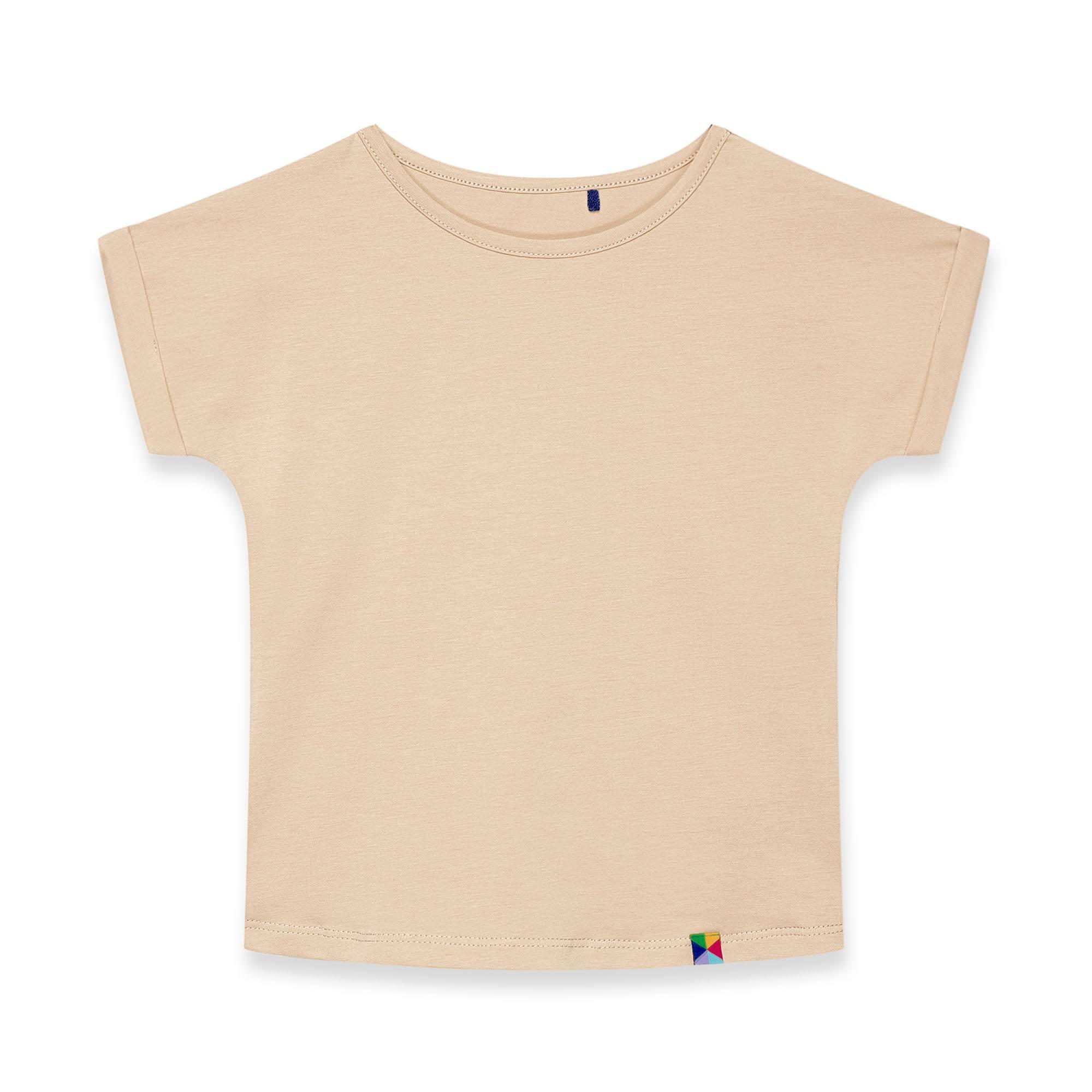 Beige crew neck shirt Junior