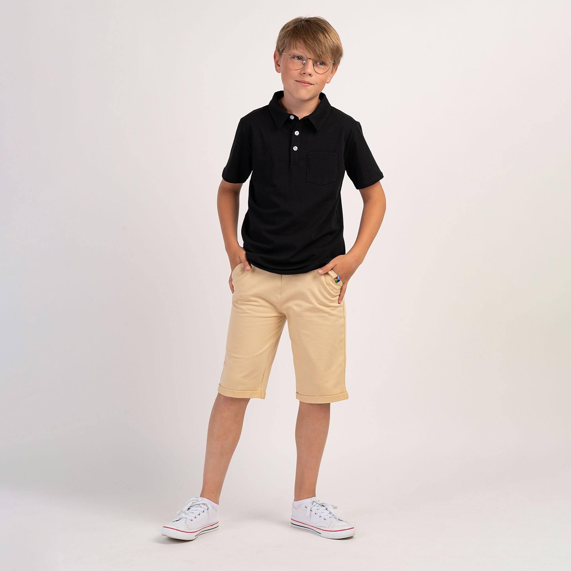 Black polo shirt Junior