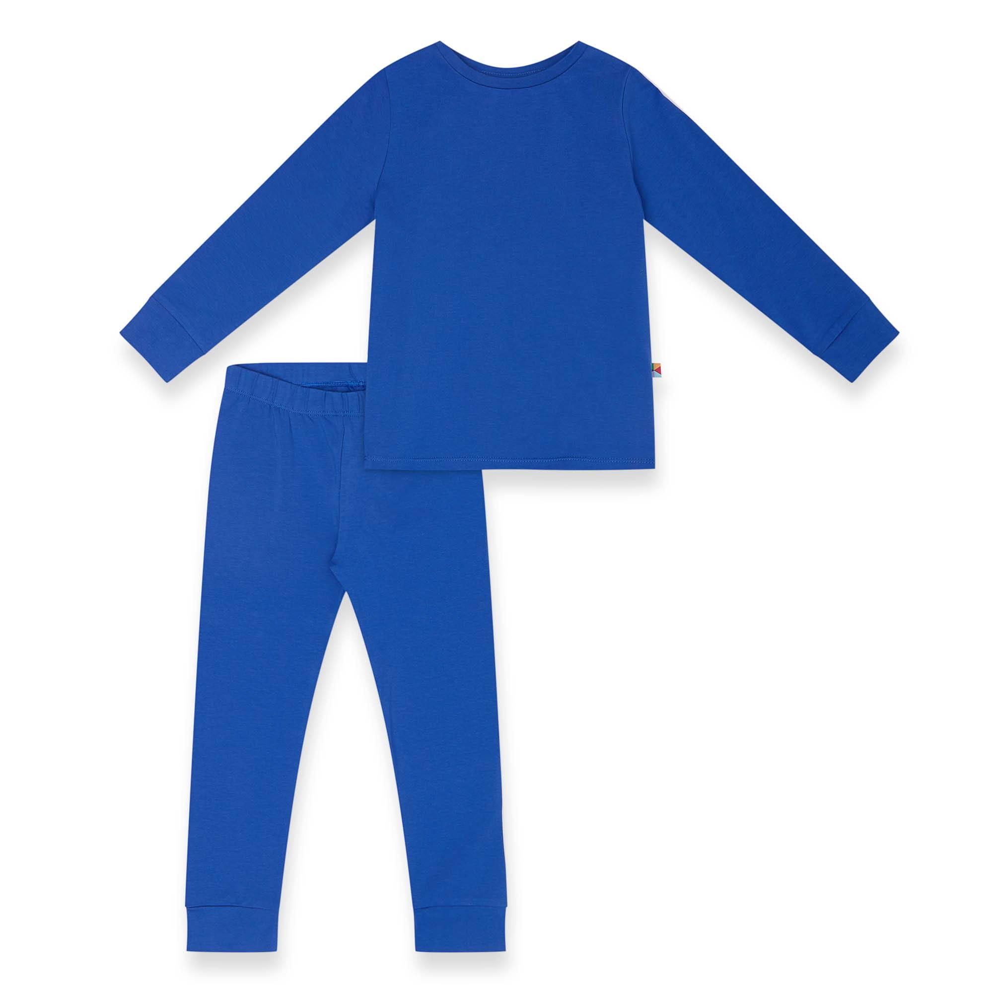 Blue two-piece pajama set