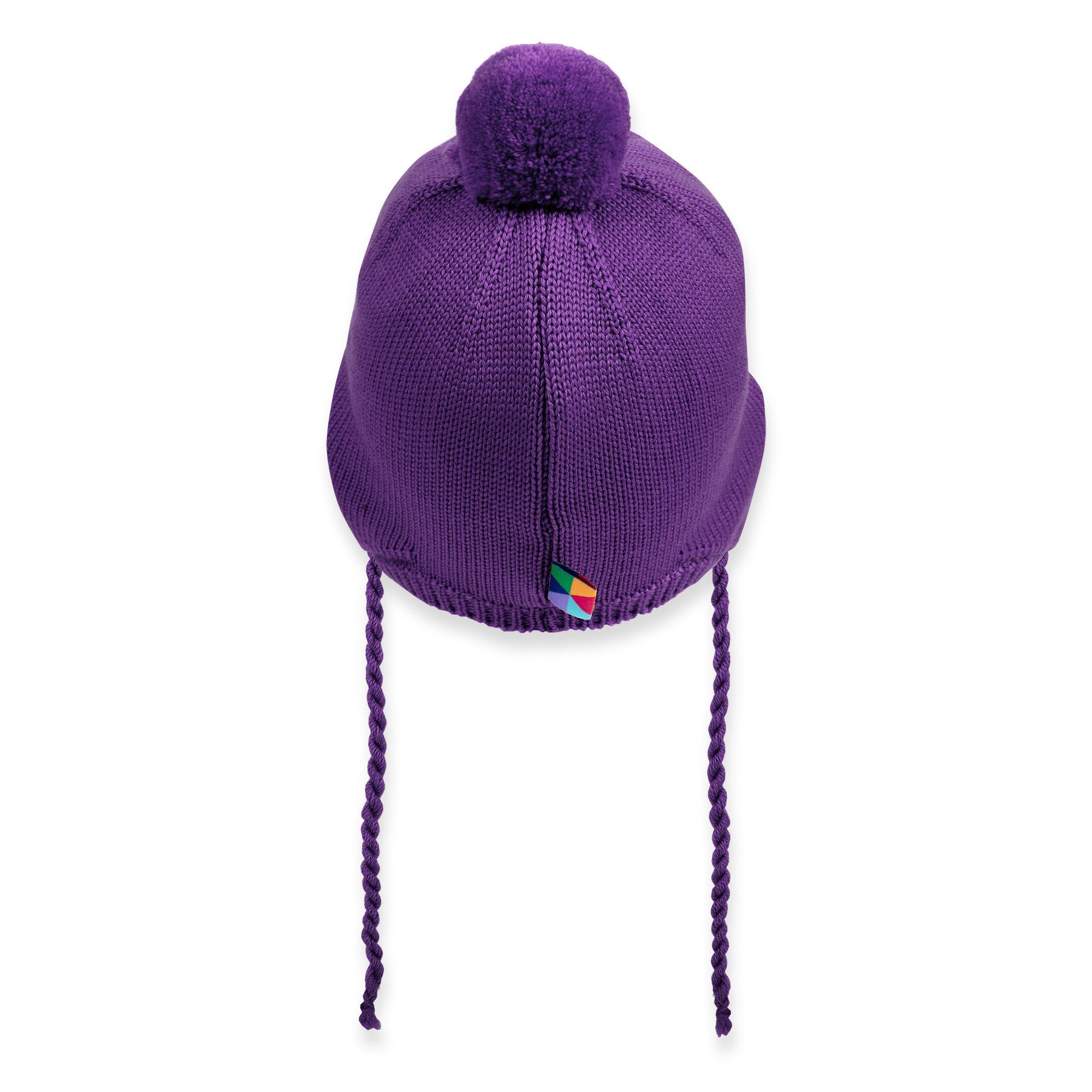 Violet merino wool hat Baby