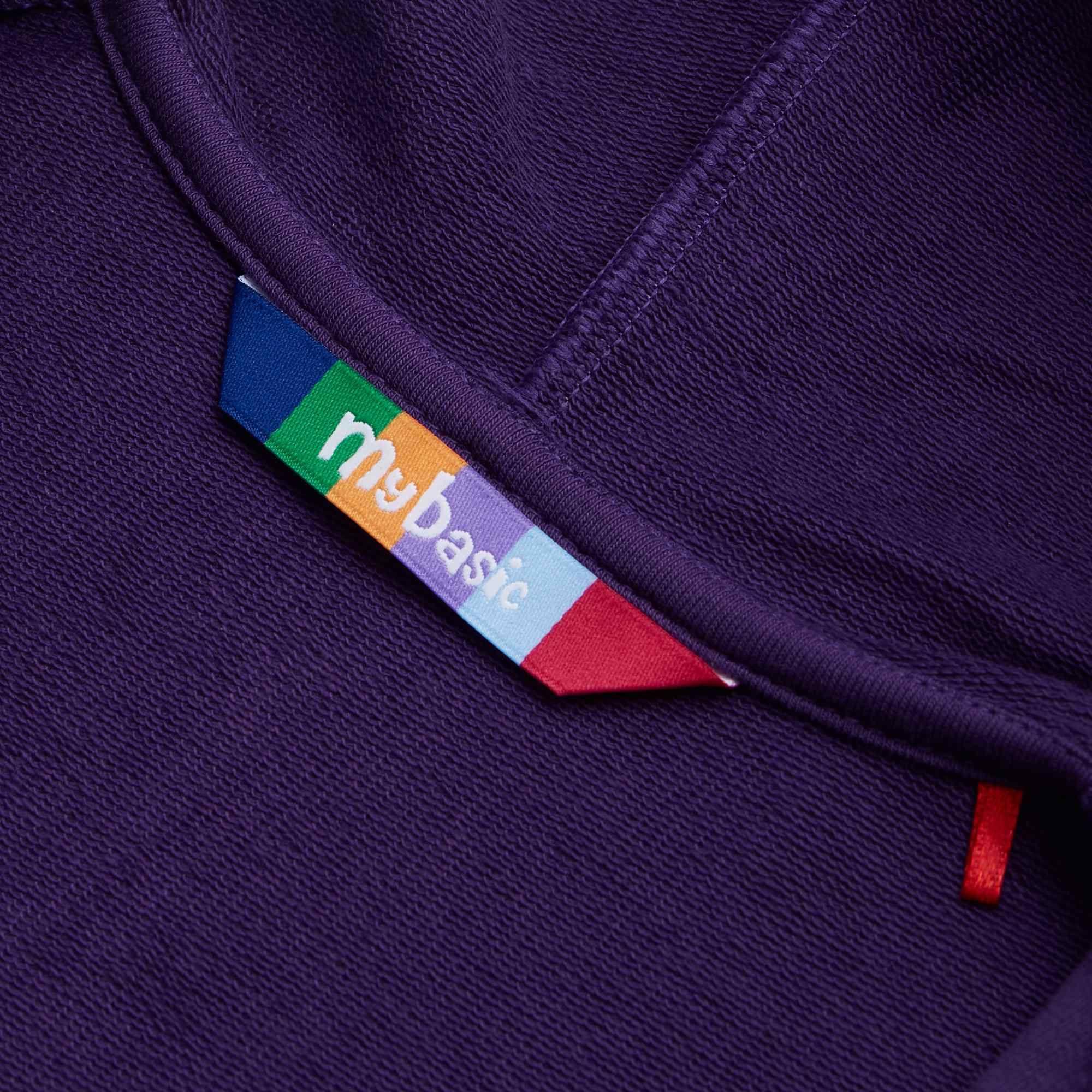 Violet zip-up hoodie