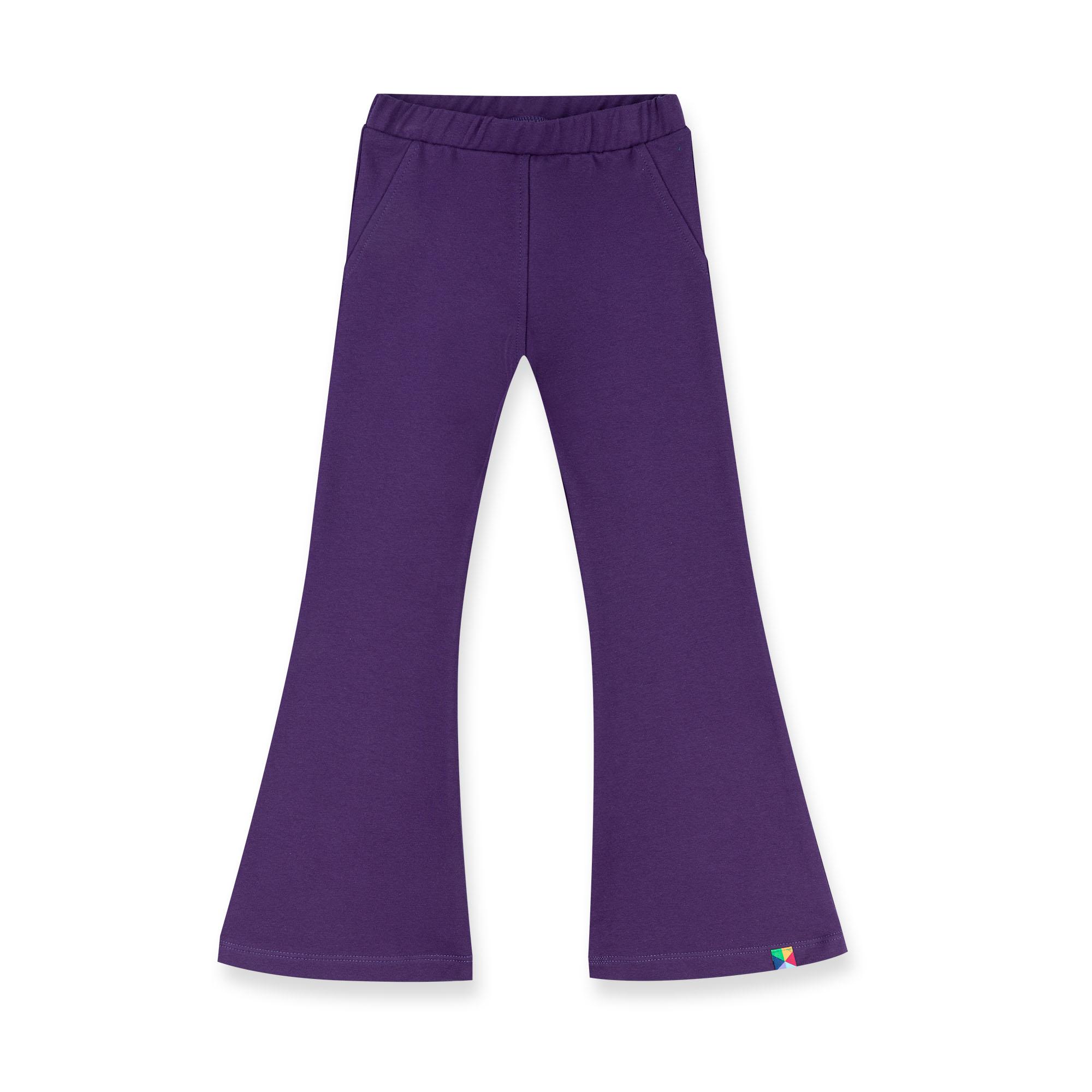 Violet flared pants