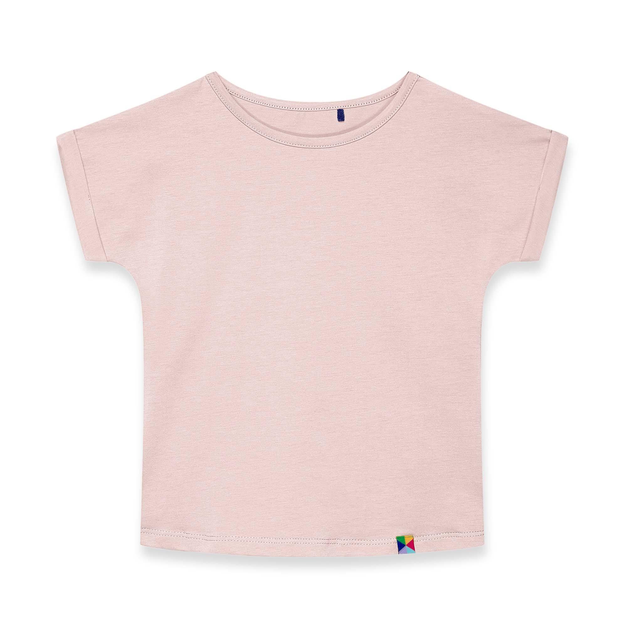 Light pink crew neck shirt Junior