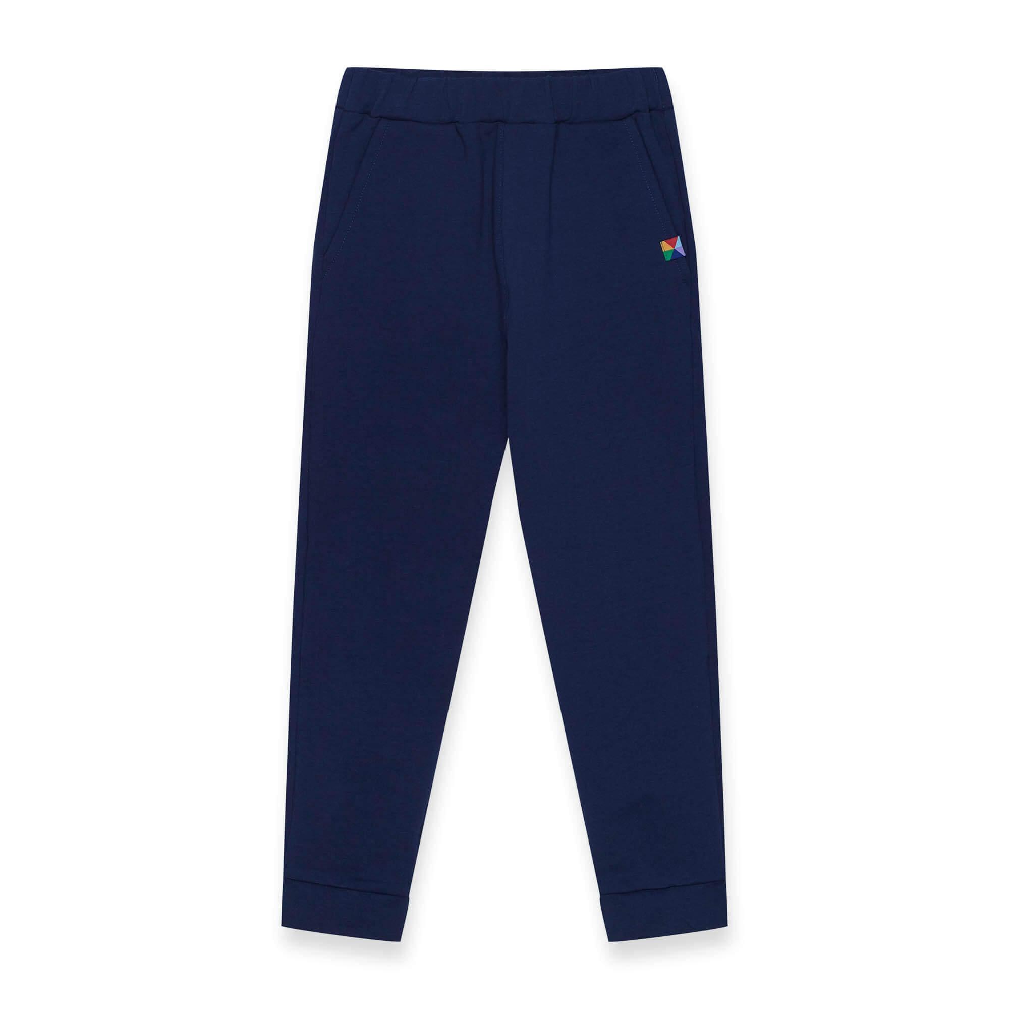 Navy blue sweatpants