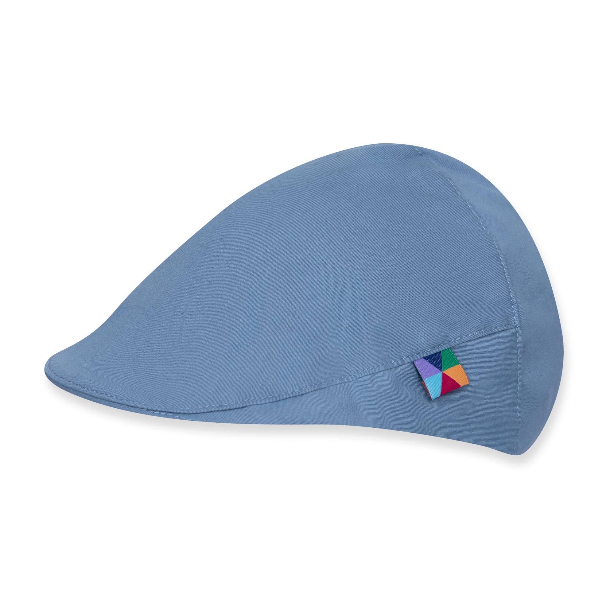 Sky blue flat cap