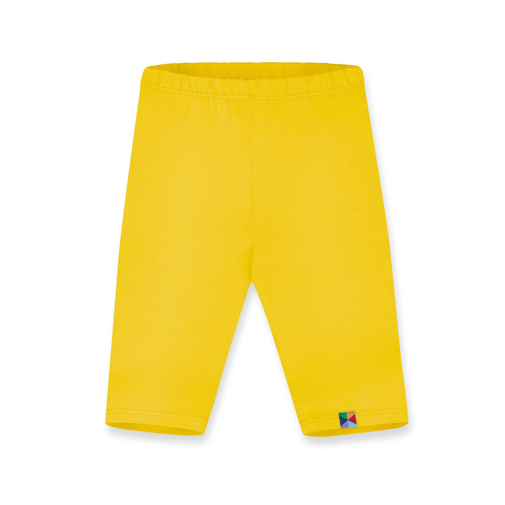 Yellow biker shorts