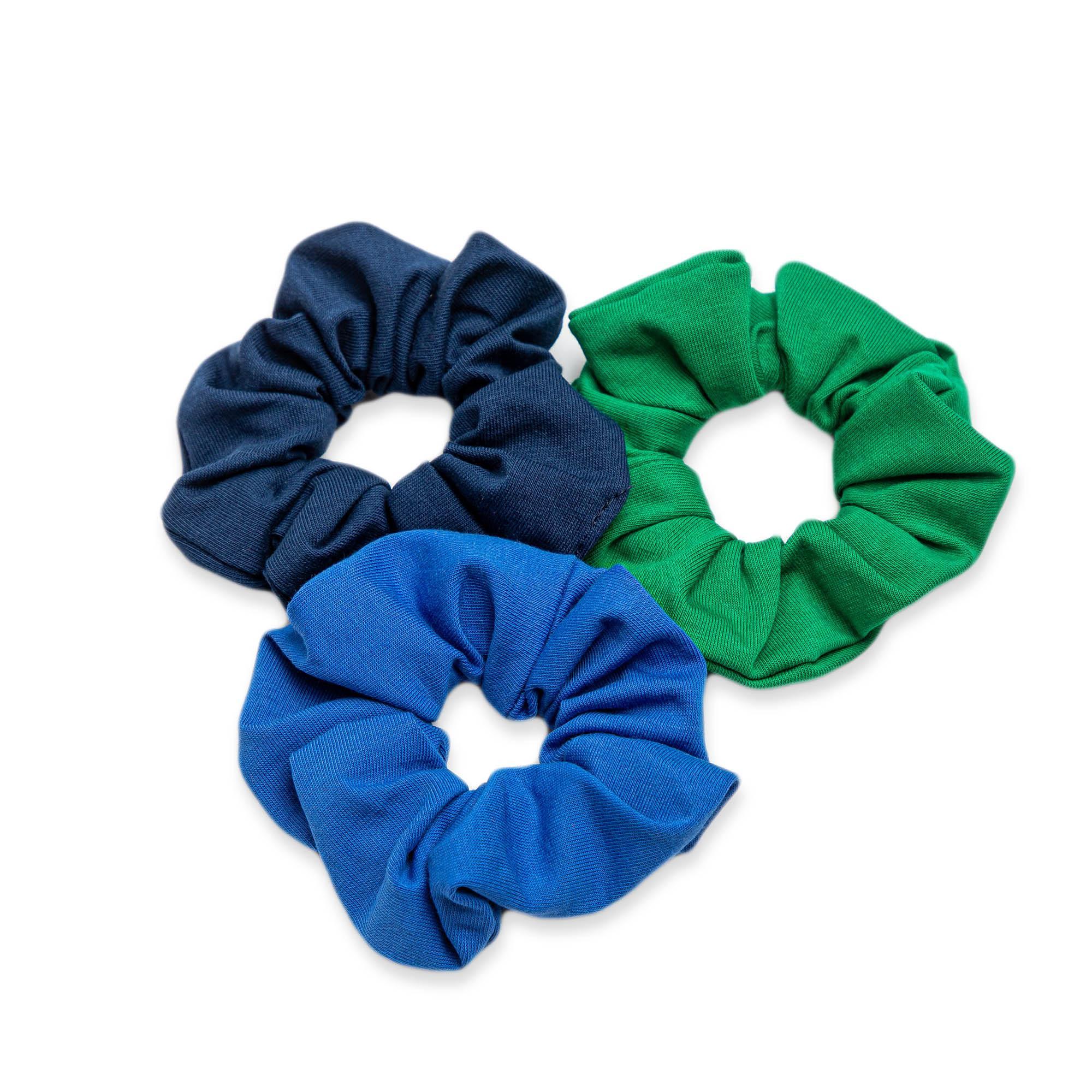 Blue scrunchie set