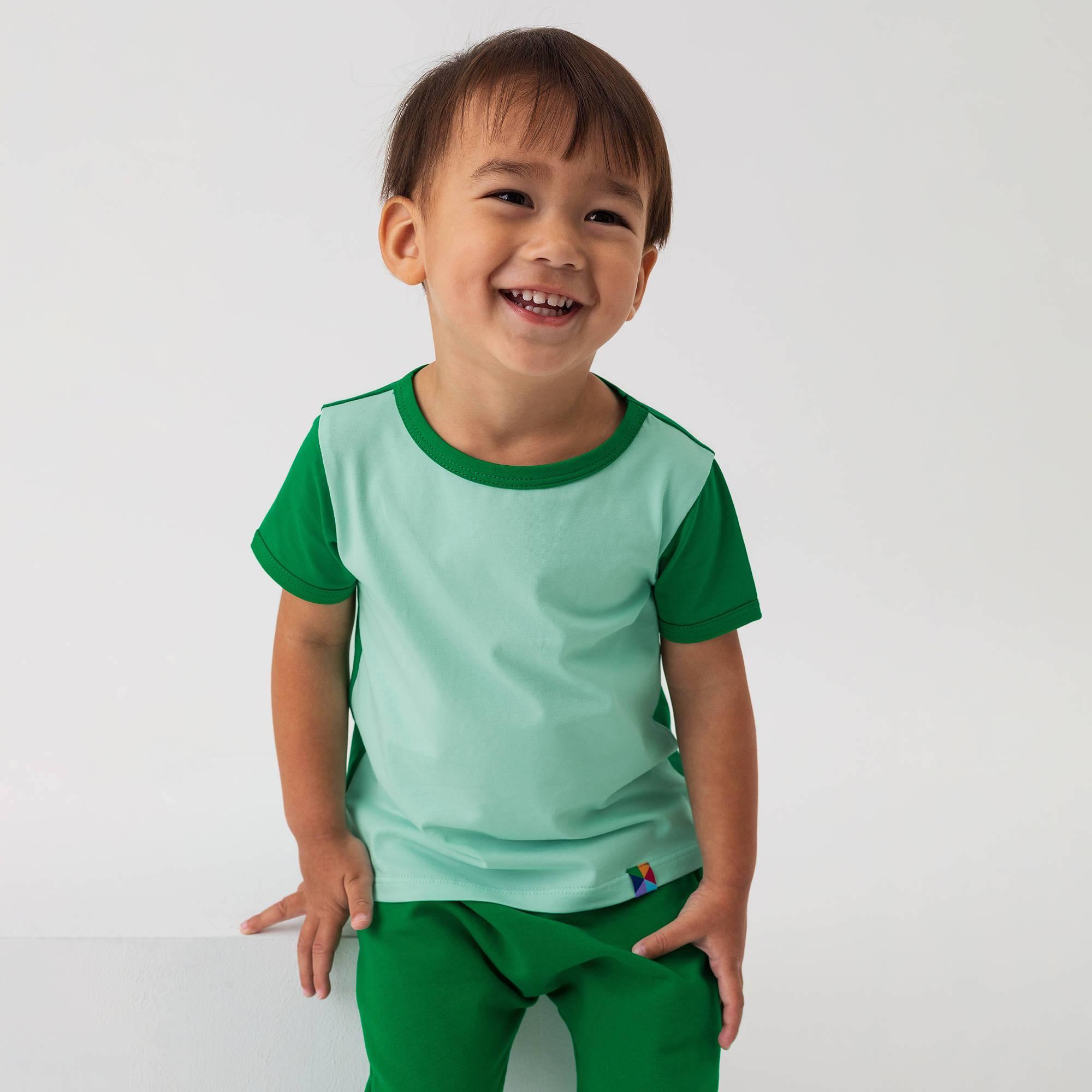 Mint - green two-tone shirt Baby