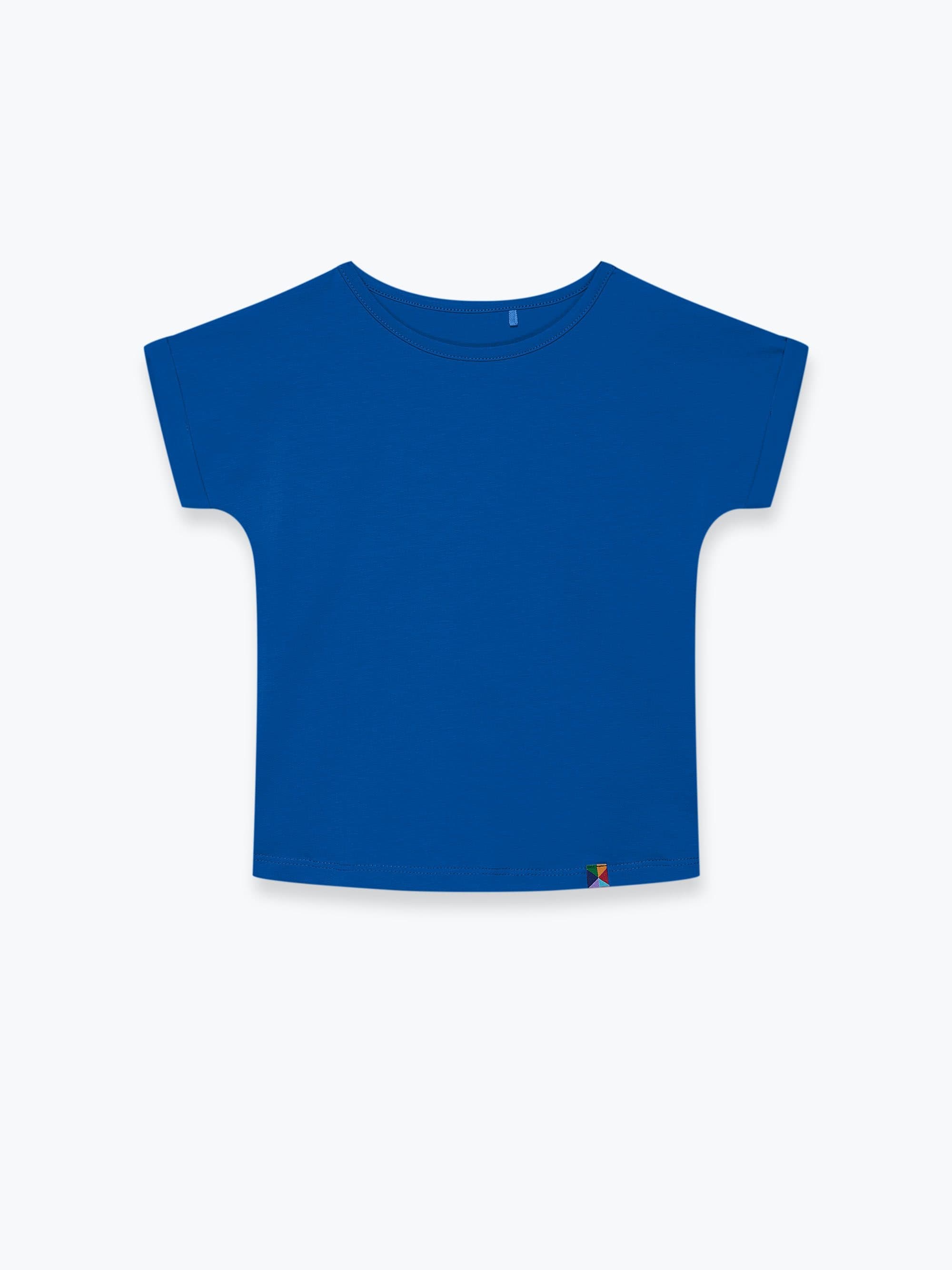 Blue crew neck shirt