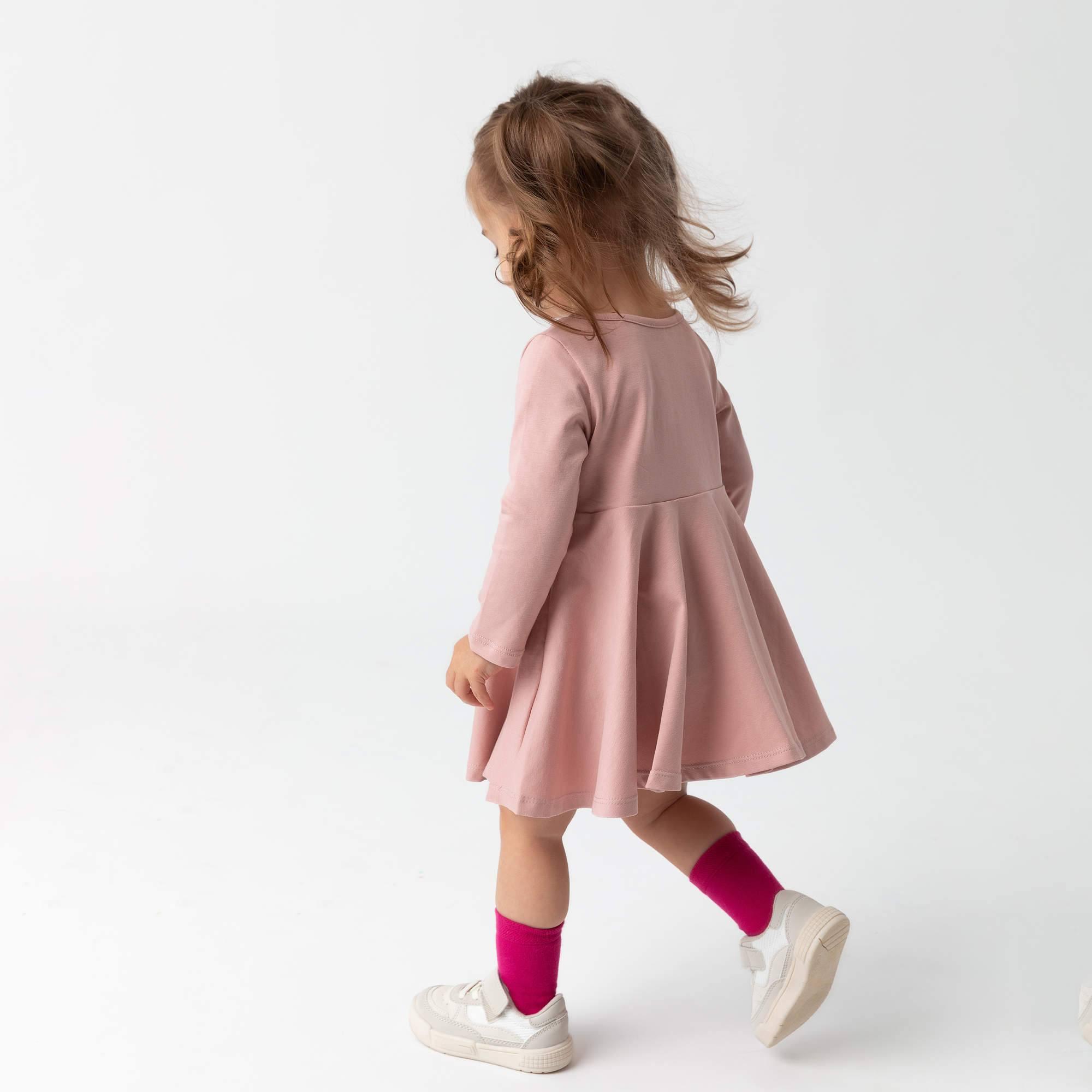 Pastel pink long sleeve dress Baby