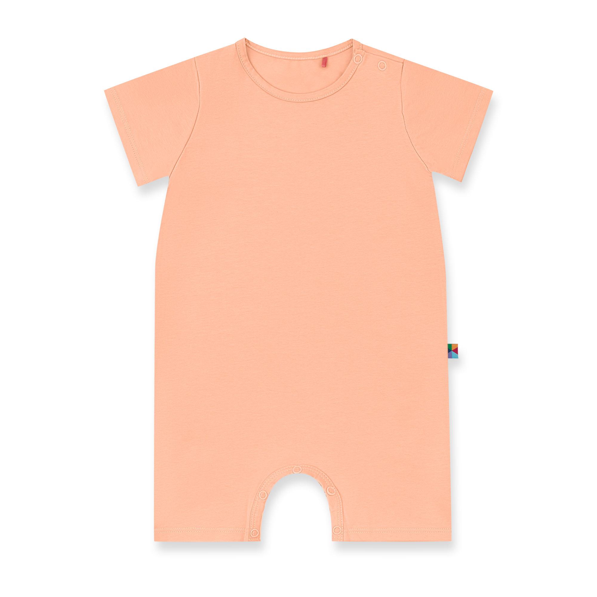 Apricot short sleeve romper