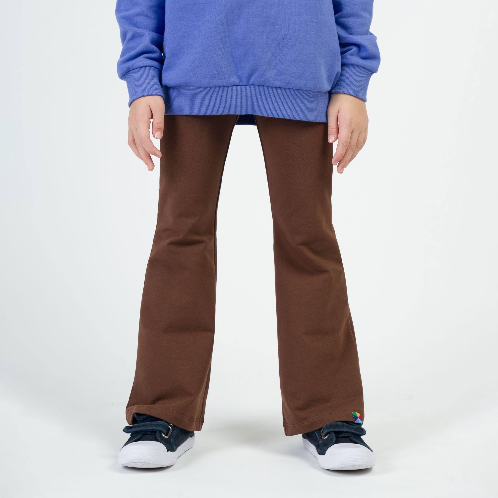 Brown flared pants