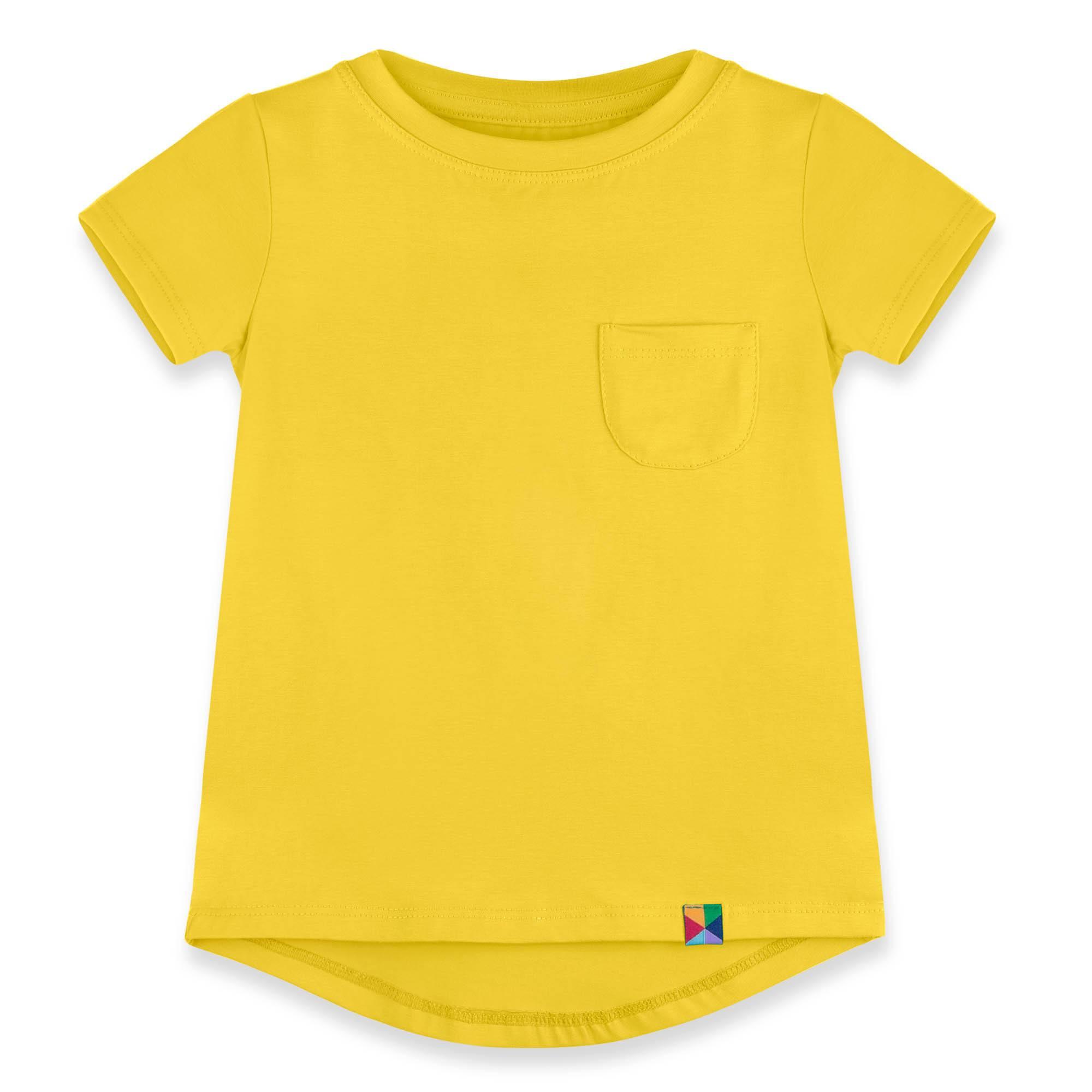 Yellow T-shirt with pocket