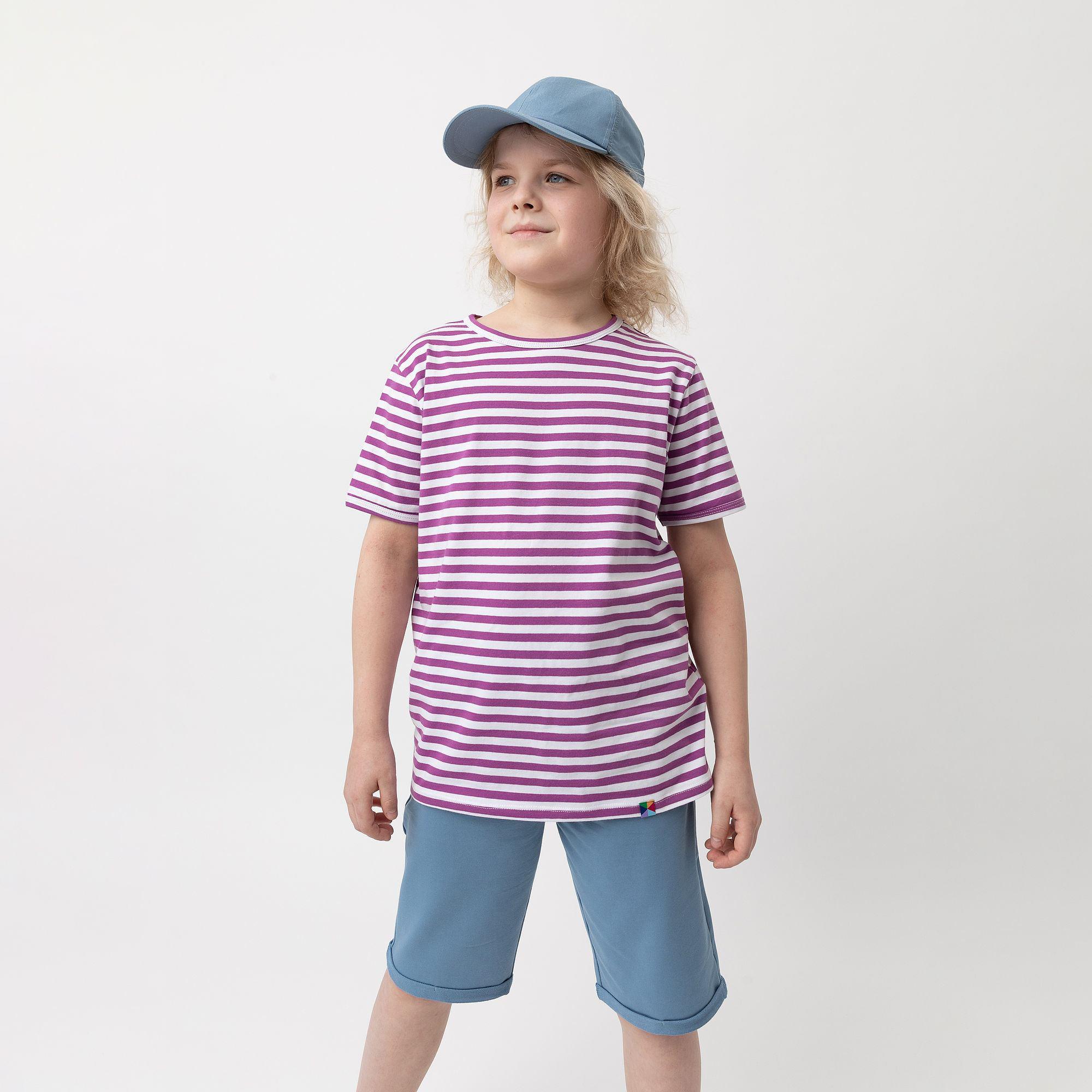 Violet stripes T-shirt Junior