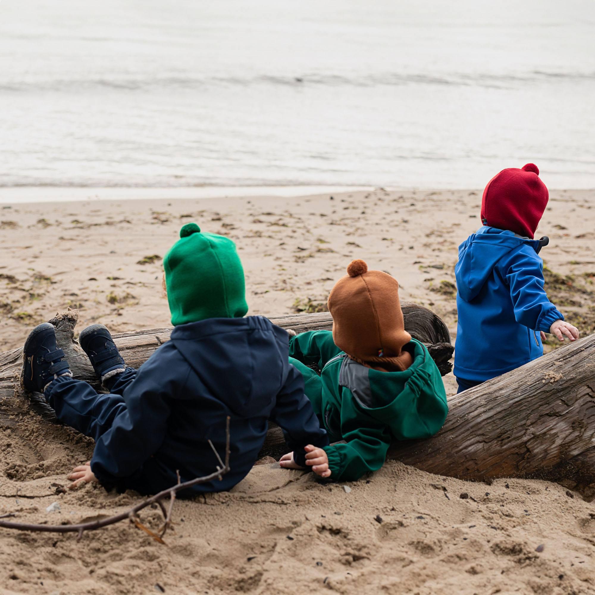 Navy blue softshell pants Baby