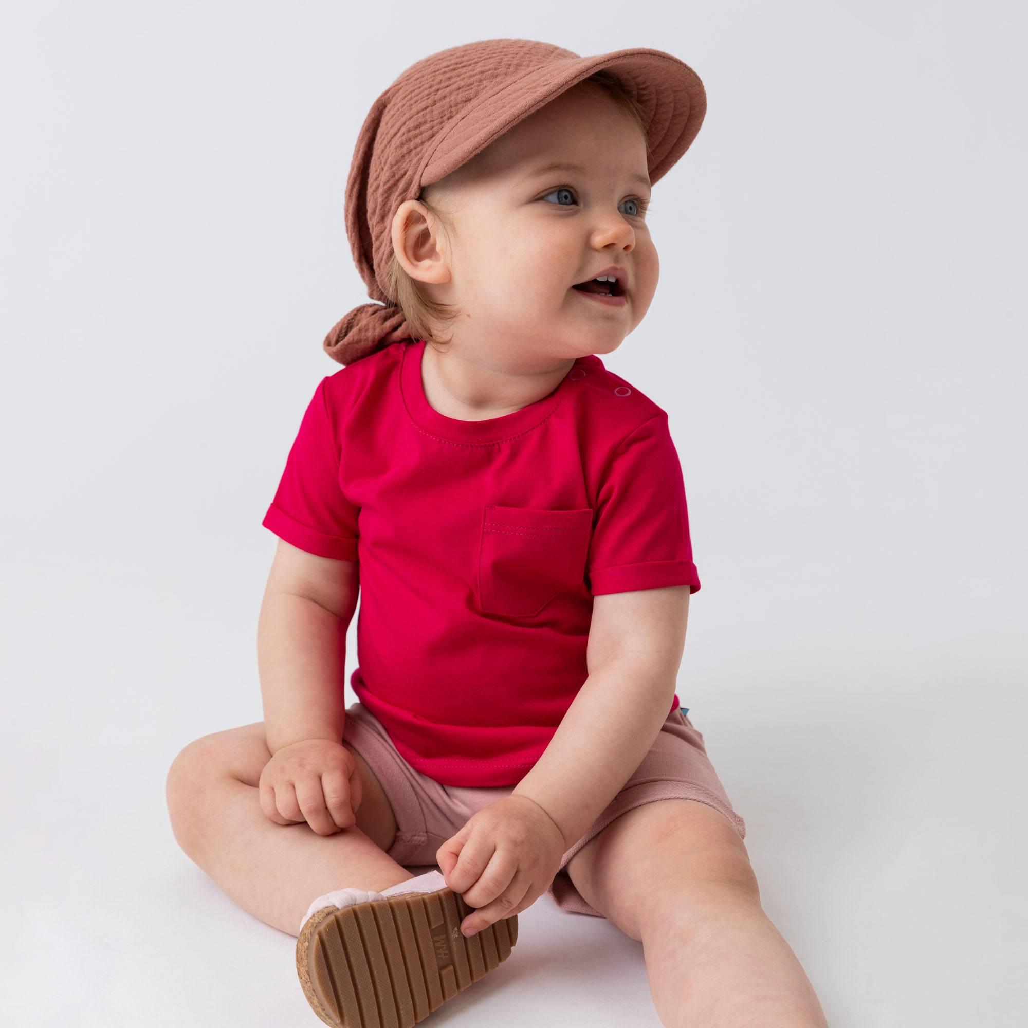 Caramel muslin bandana hat