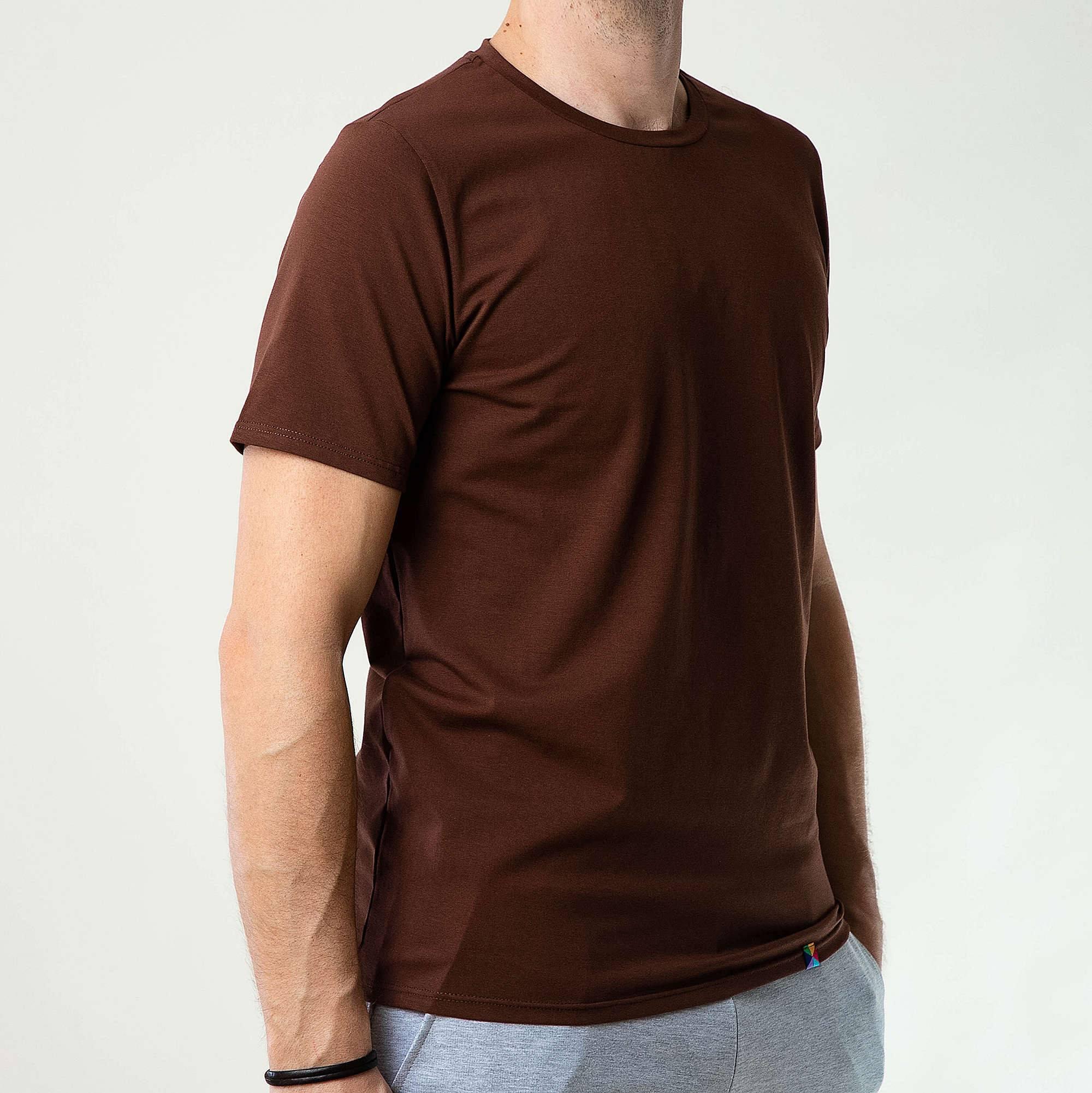 Brown T-shirt Men