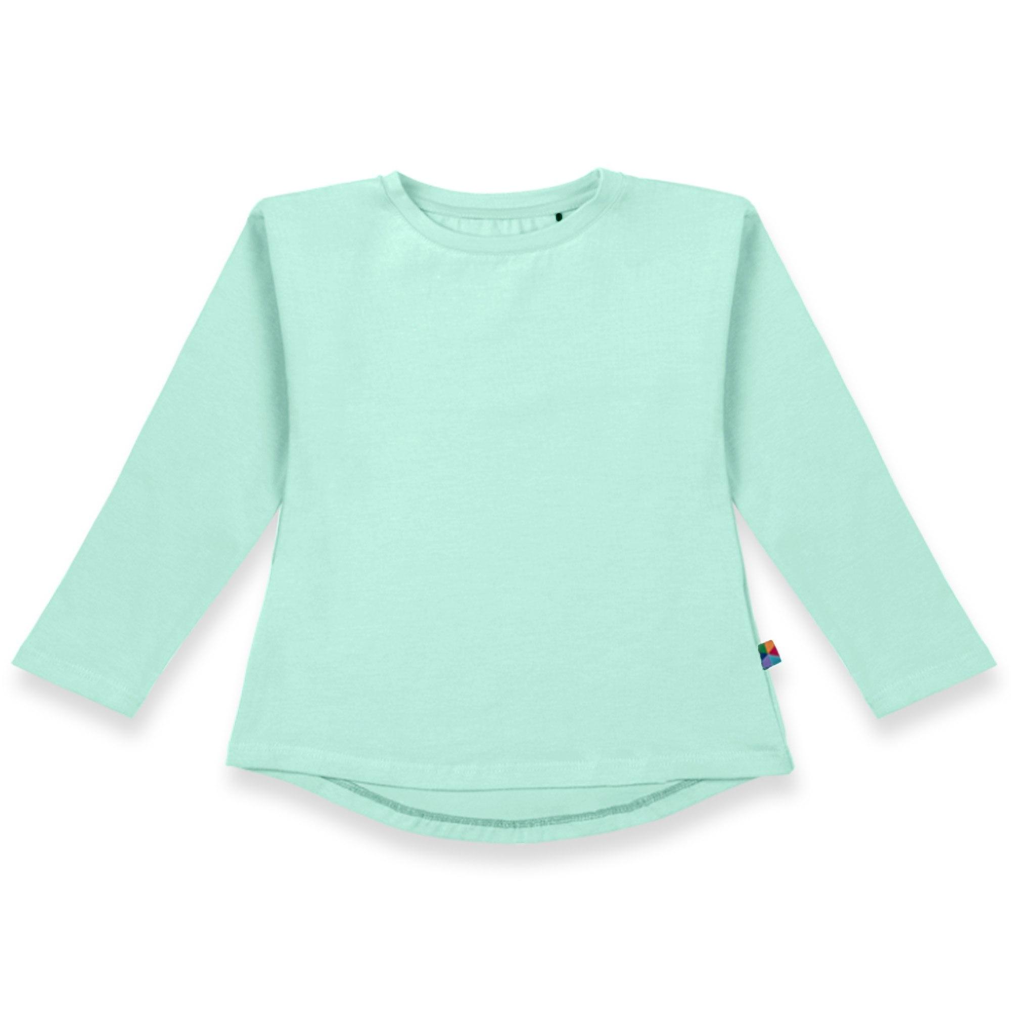 Mint high-low hem shirt