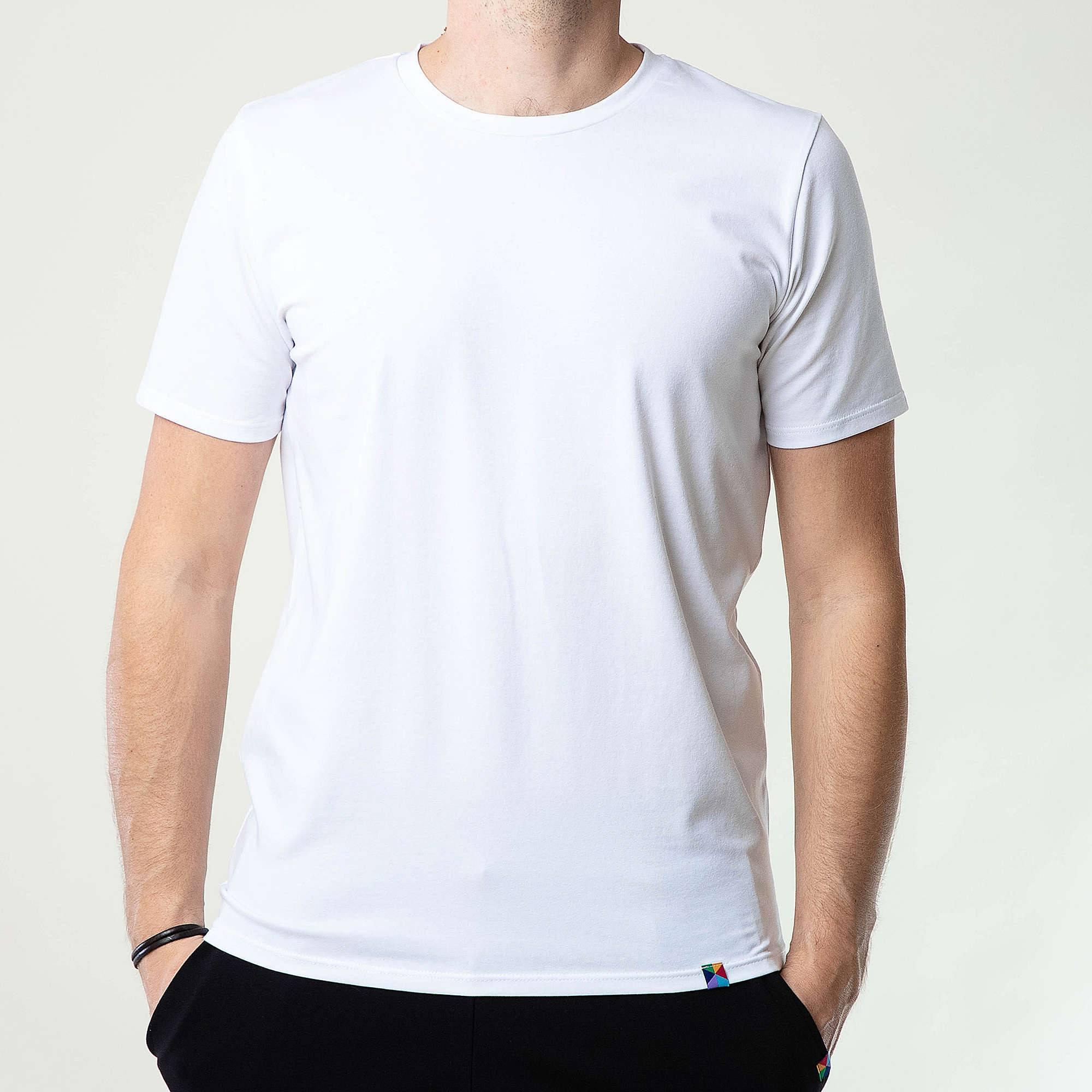 White T-shirt Men