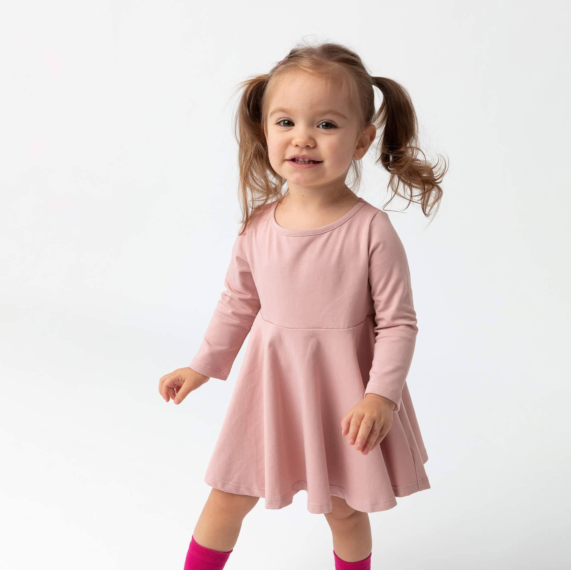 Pastel pink long sleeve dress Baby