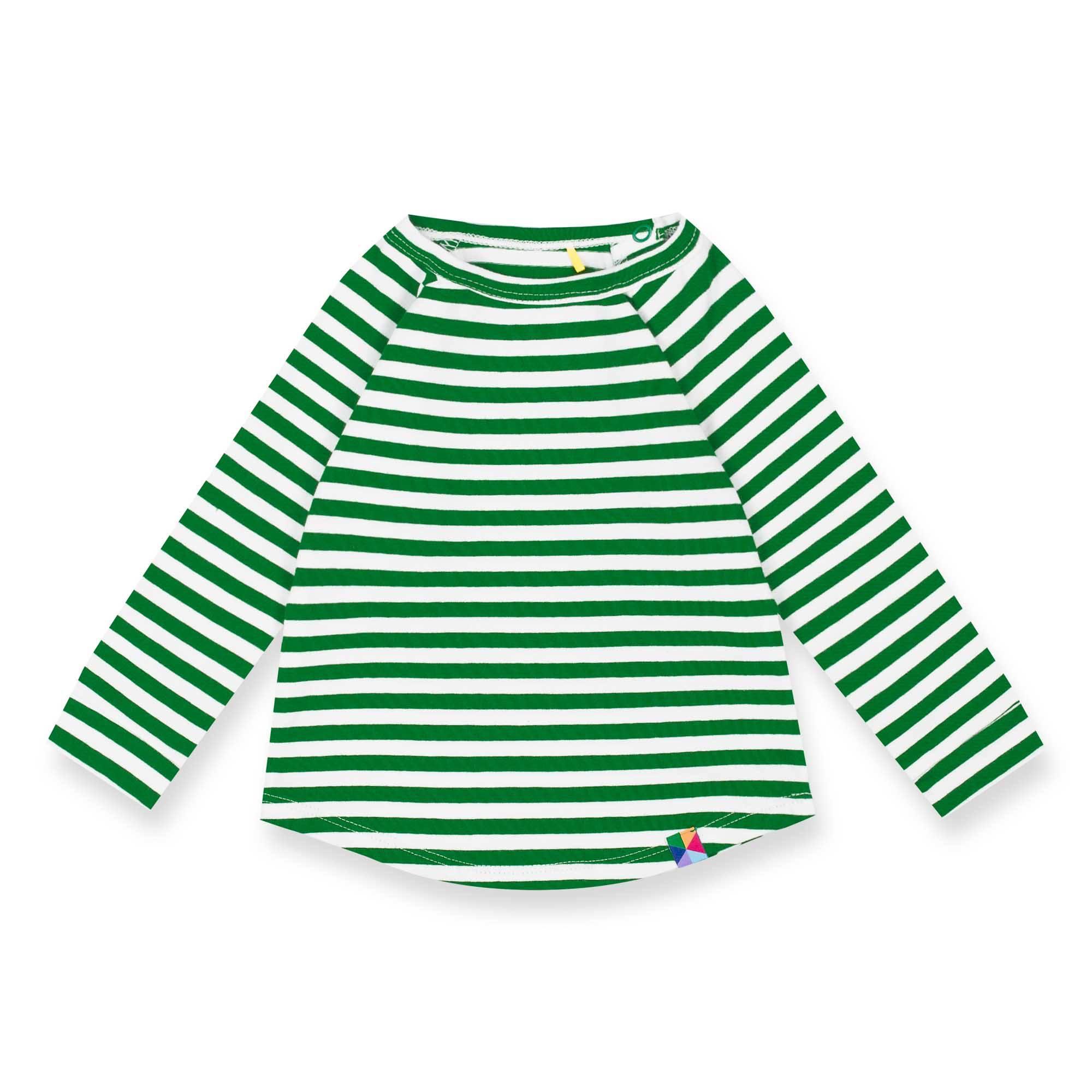 Green stripes longe sleeve shirt Baby