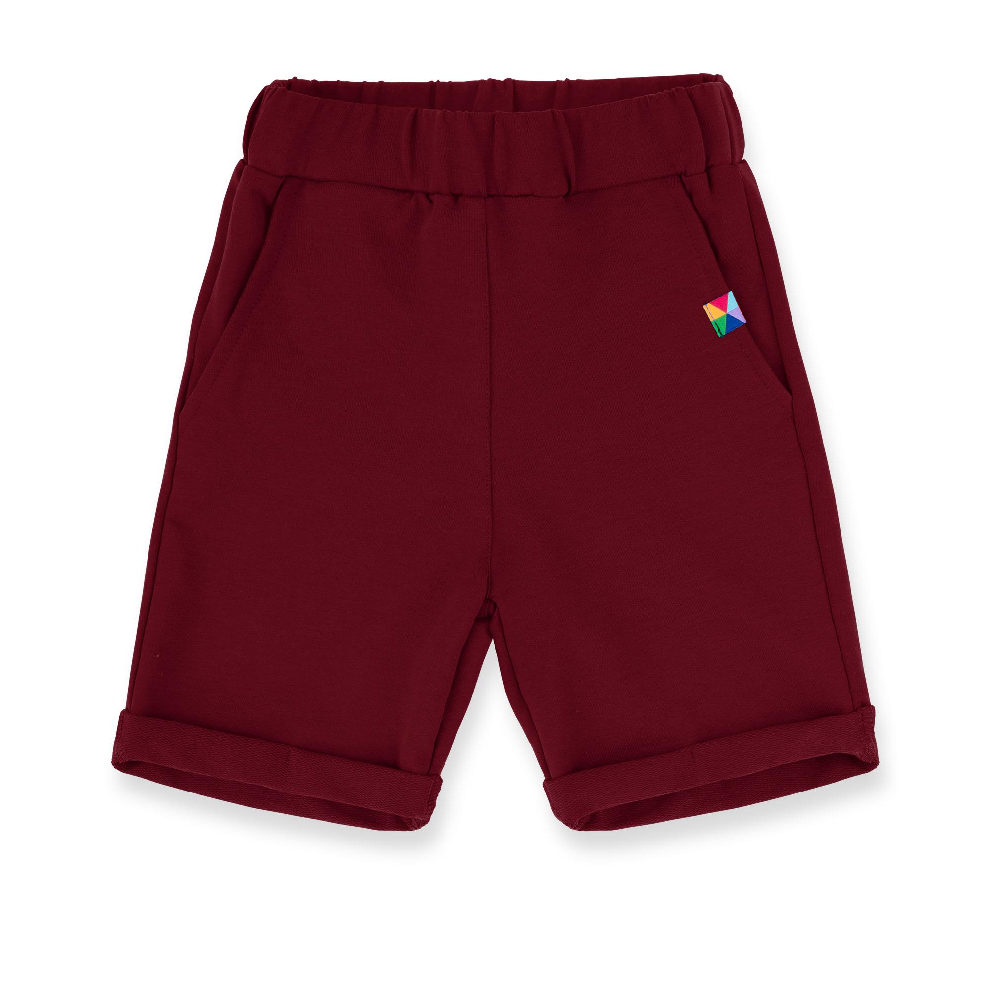 Burgundy shorts