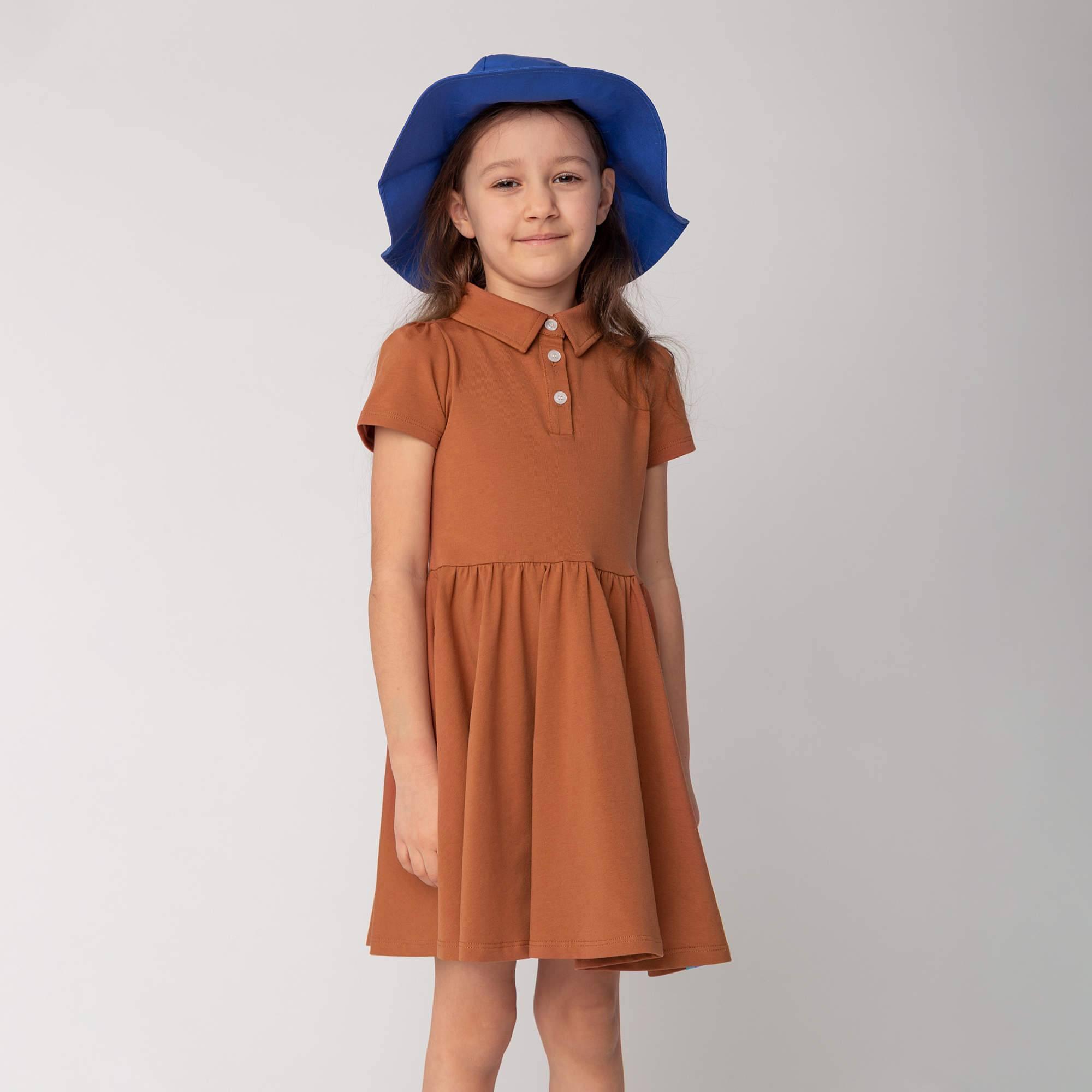 Caramel polo dress