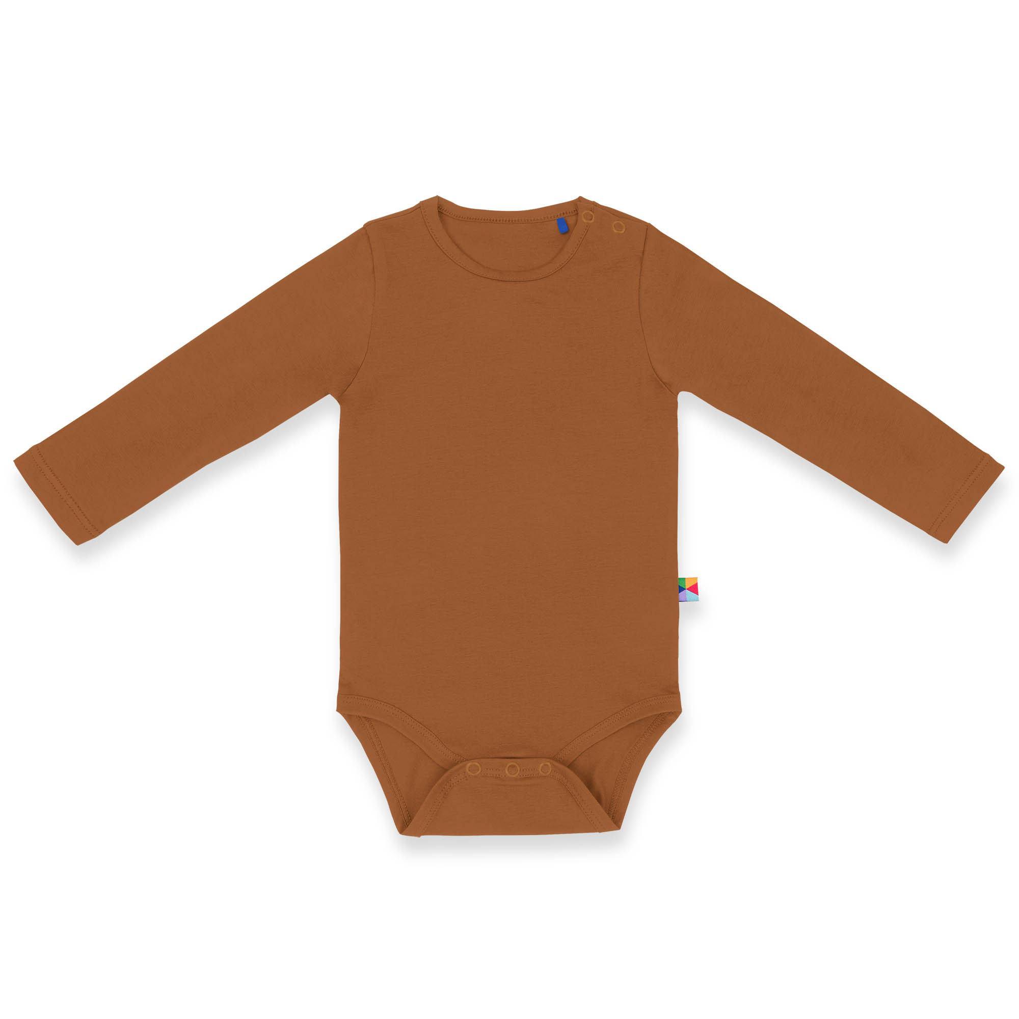 Caramel long sleeve bodysuit