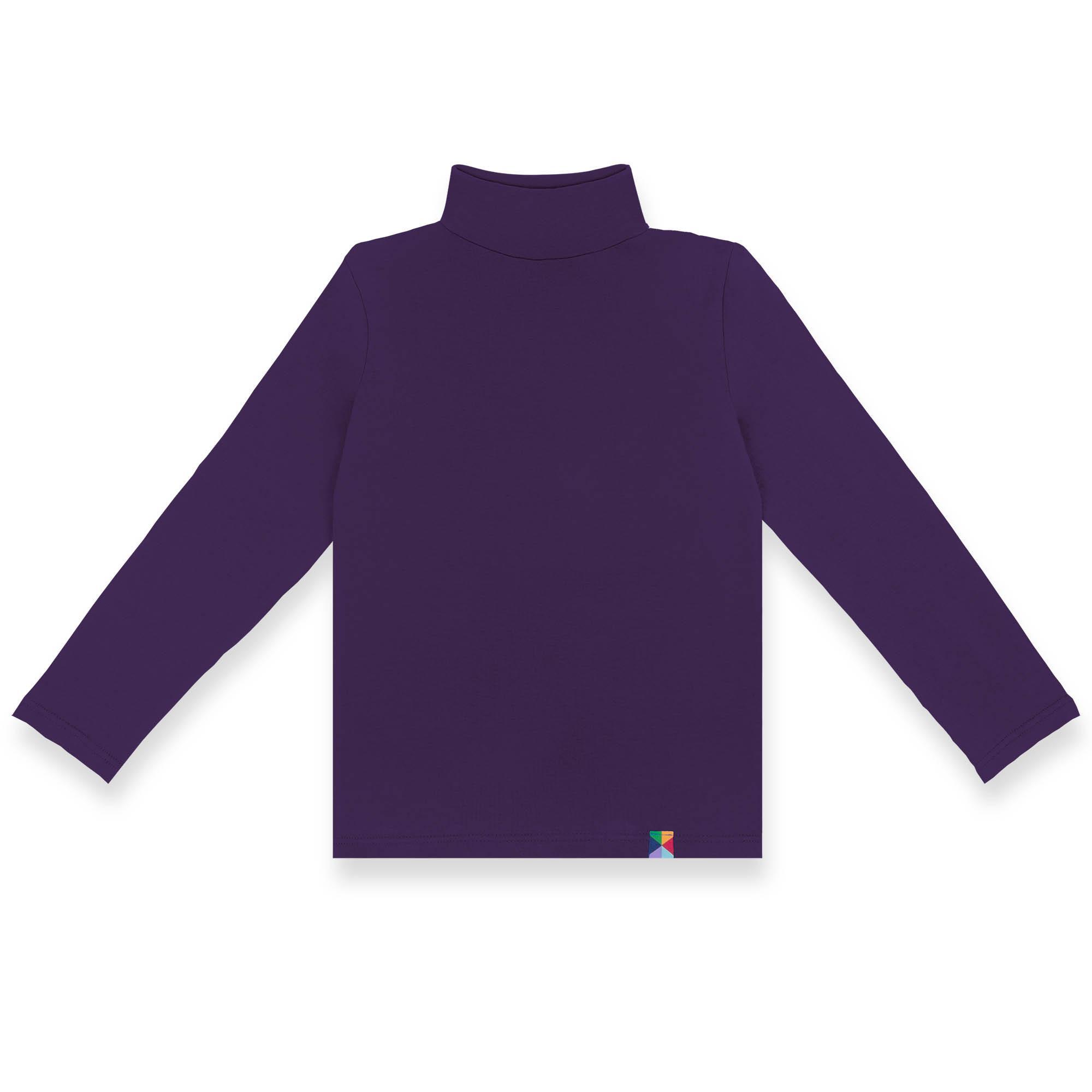 Violet turtleneck long sleeve shirt