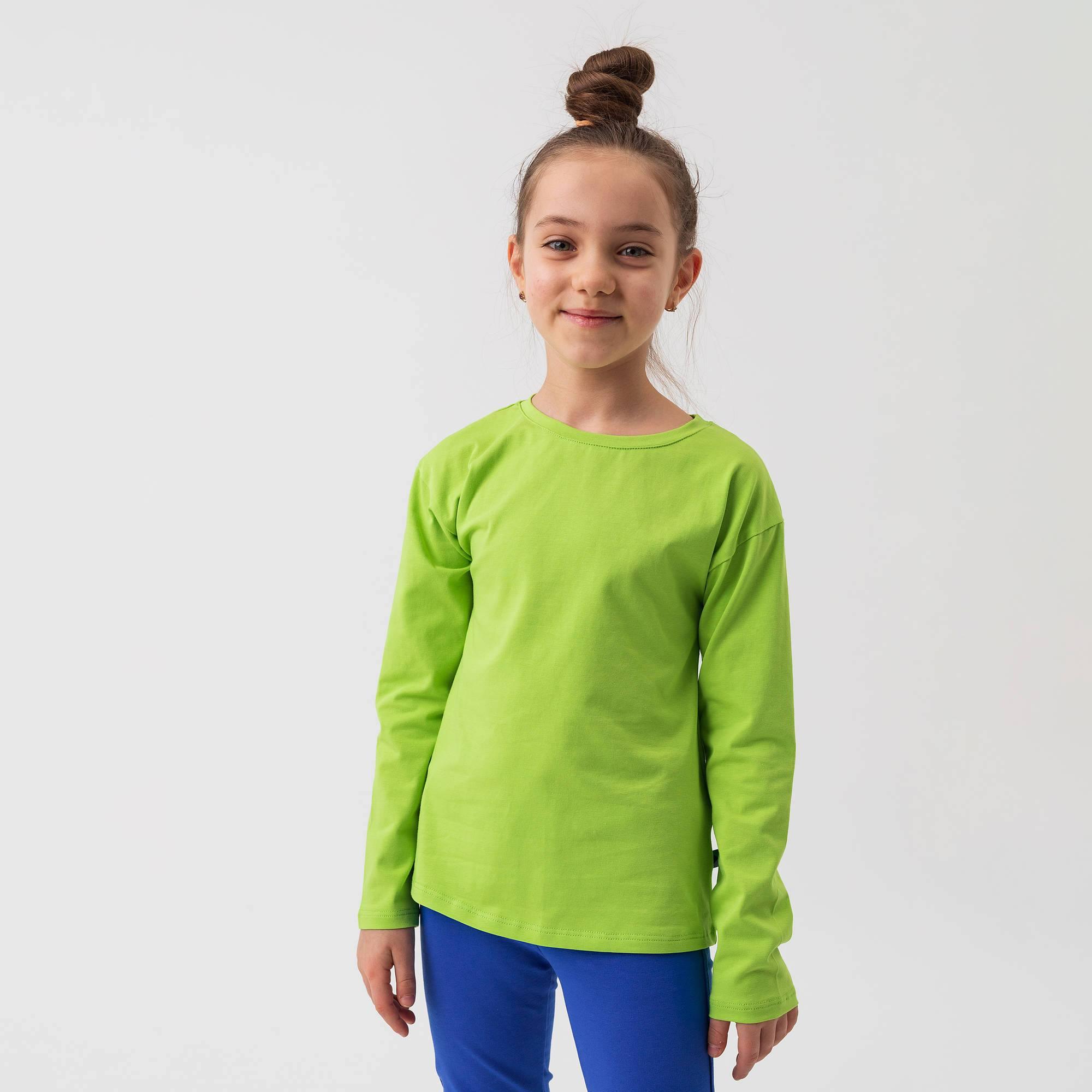 Lime green high-low hem shirt