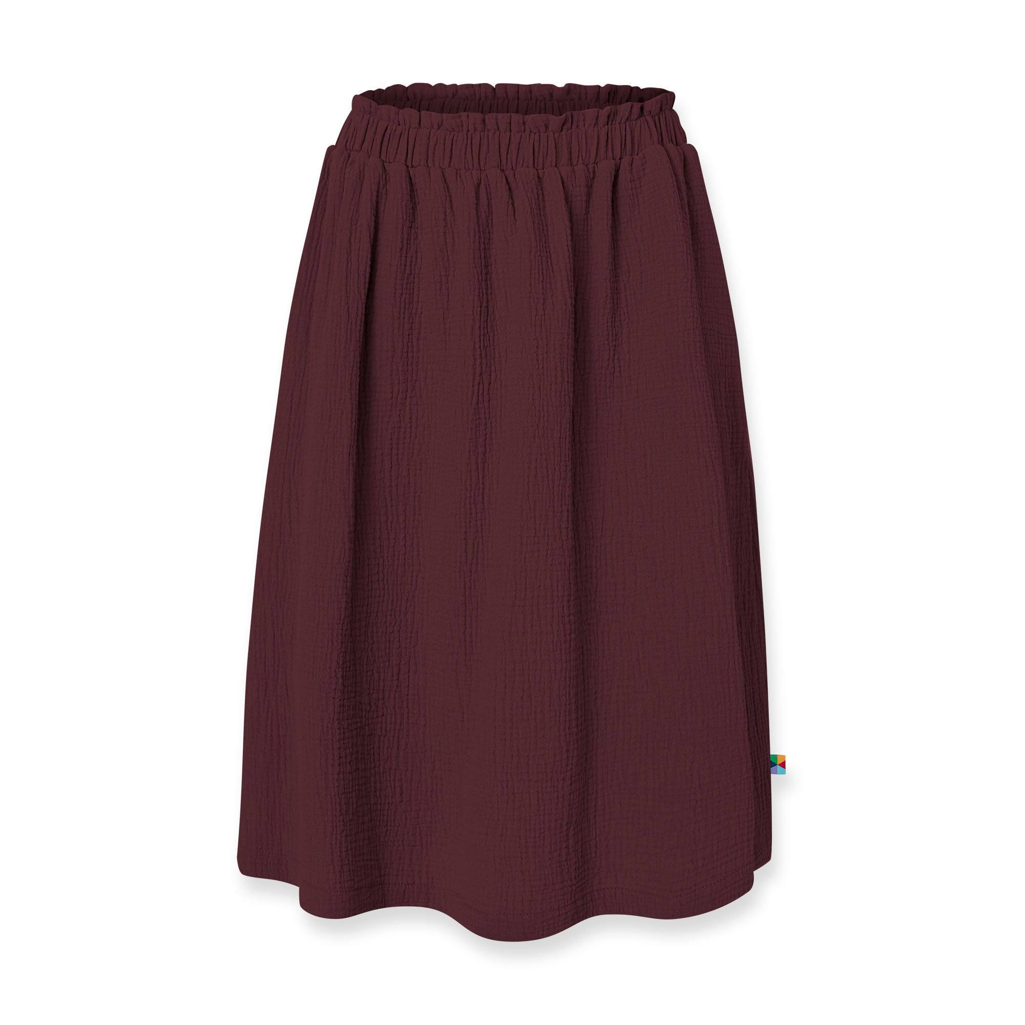 Plum muslin skirt Women