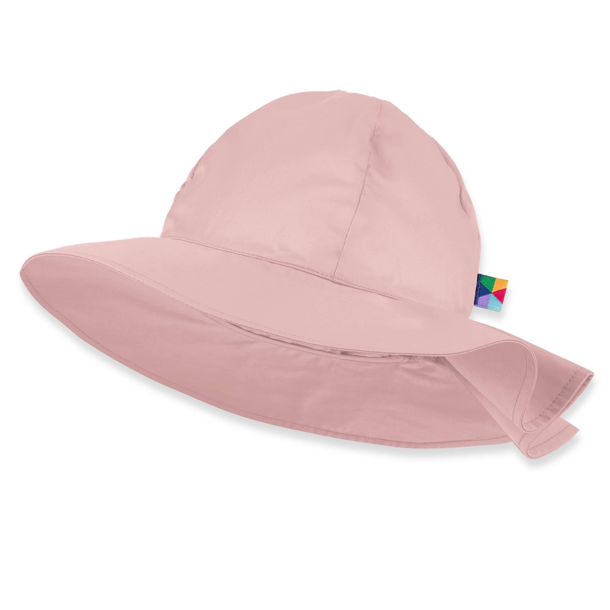 Pastel pink wide brim hat Women