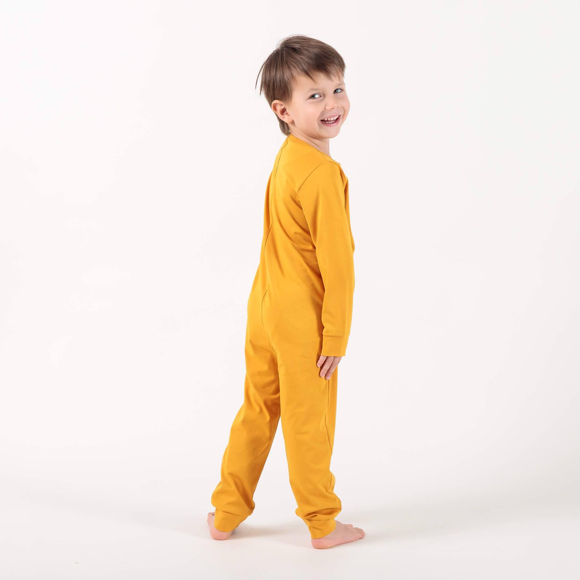 Mustard romper sleeping suit