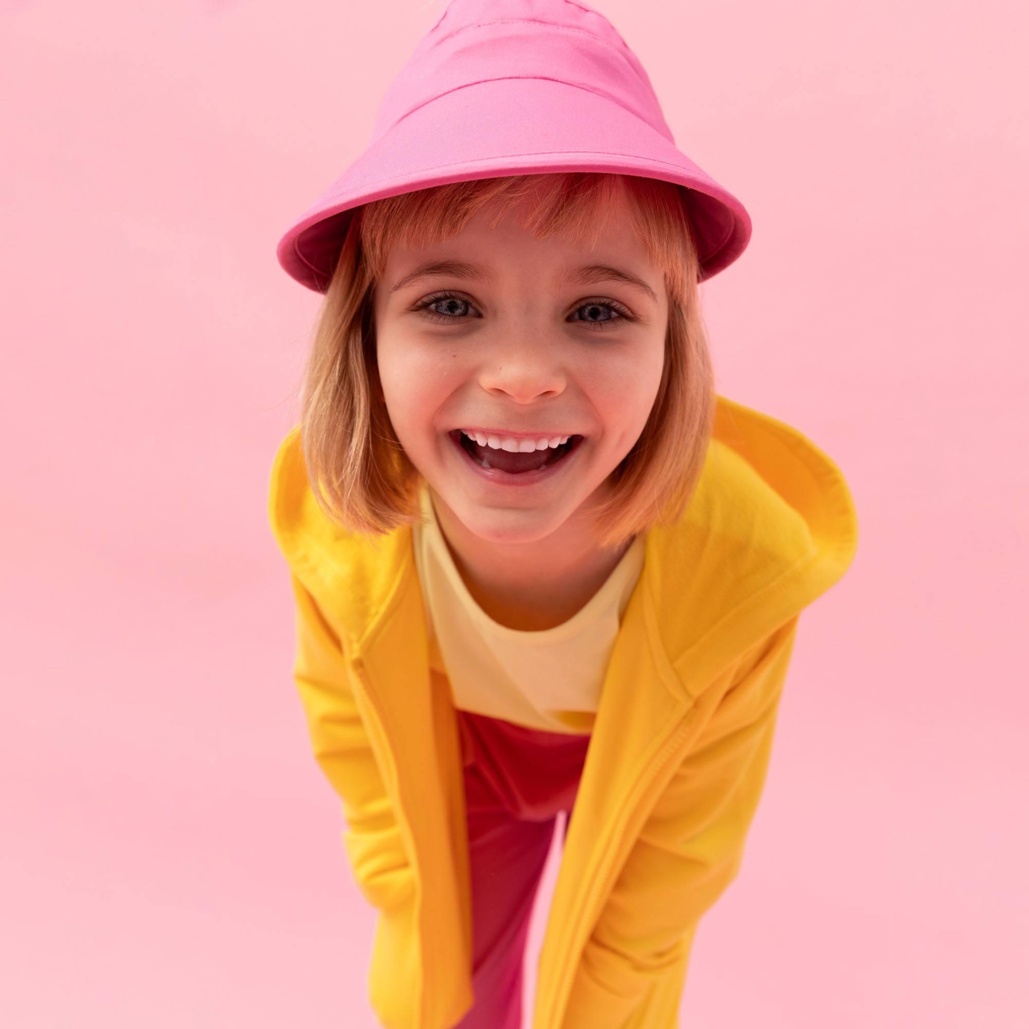 Pastel pink visor cap